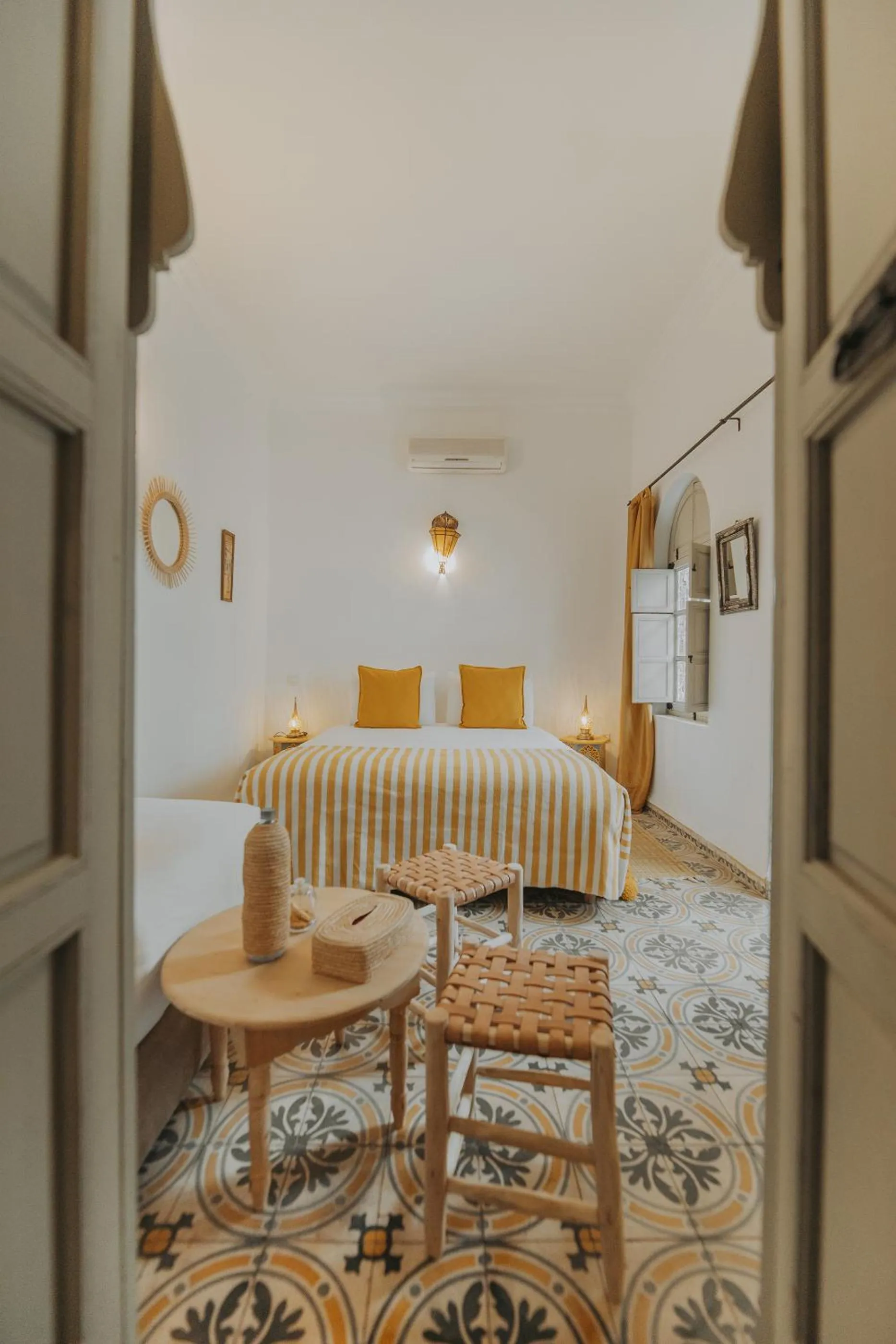 Bed in Riad Oriental Glory & Spa