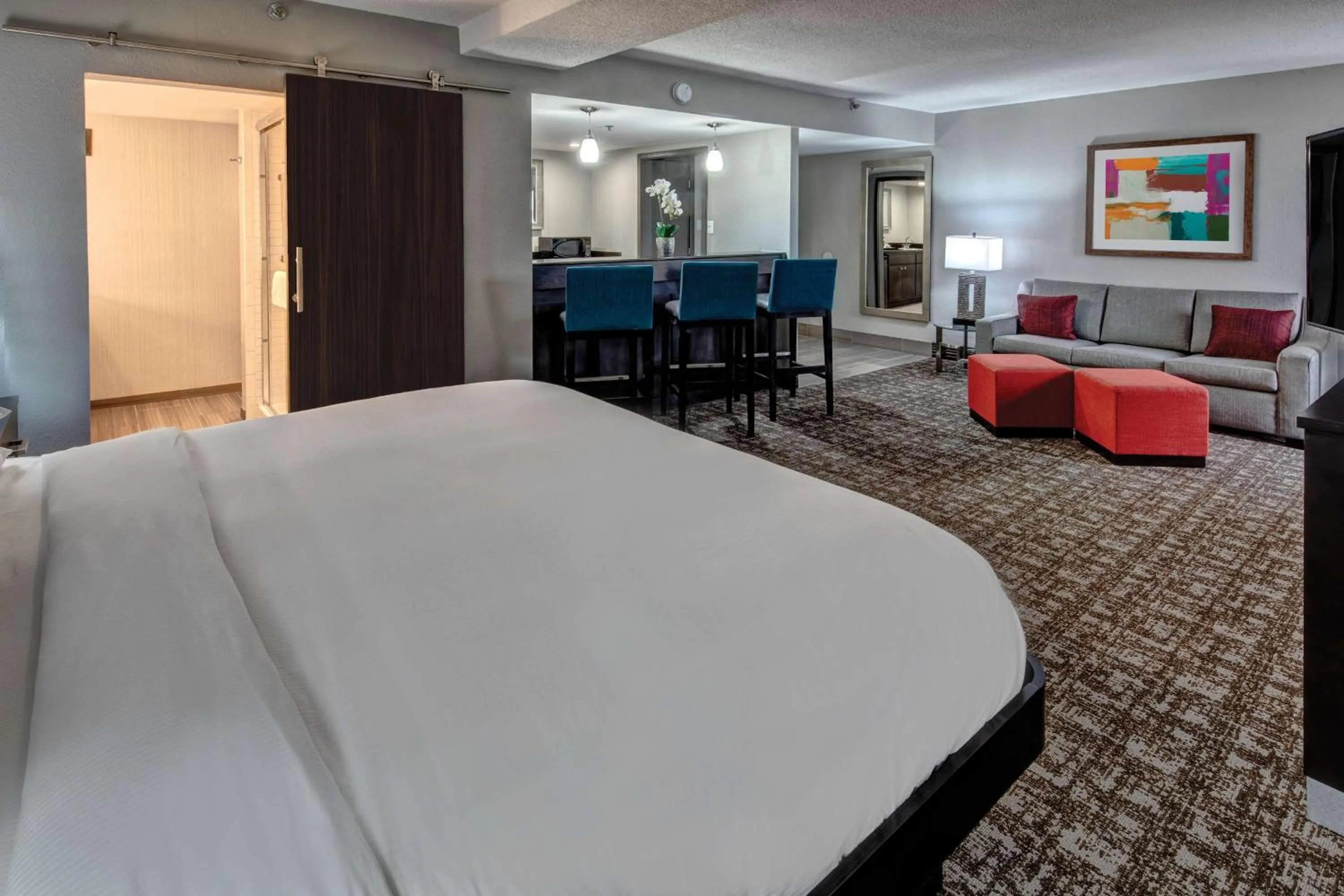 Junior King Suite with Sofa Bed in DoubleTree by Hilton Jackson