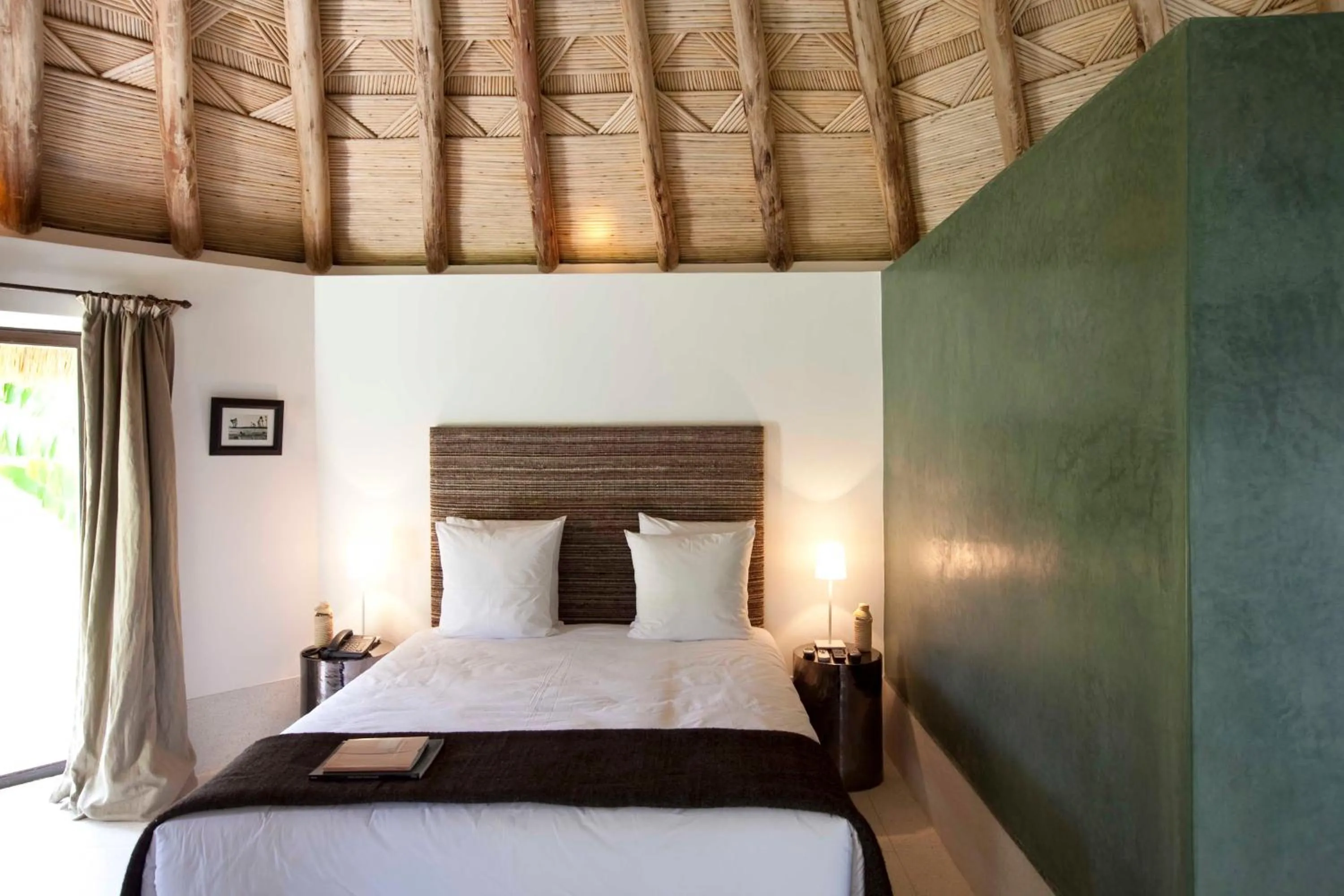 Bed in Hotel Les Cinq Djellabas