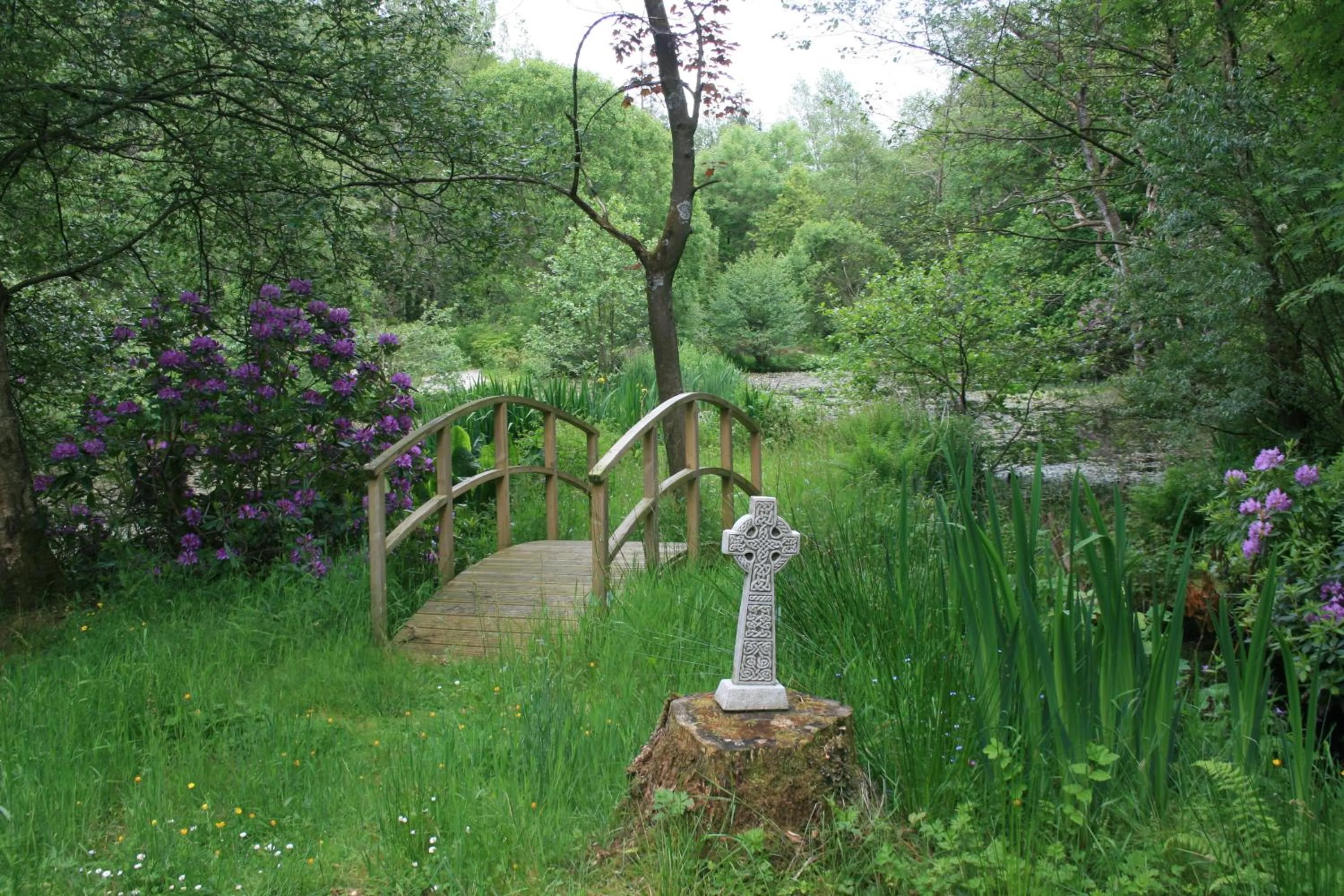 Garden in High Dalby House