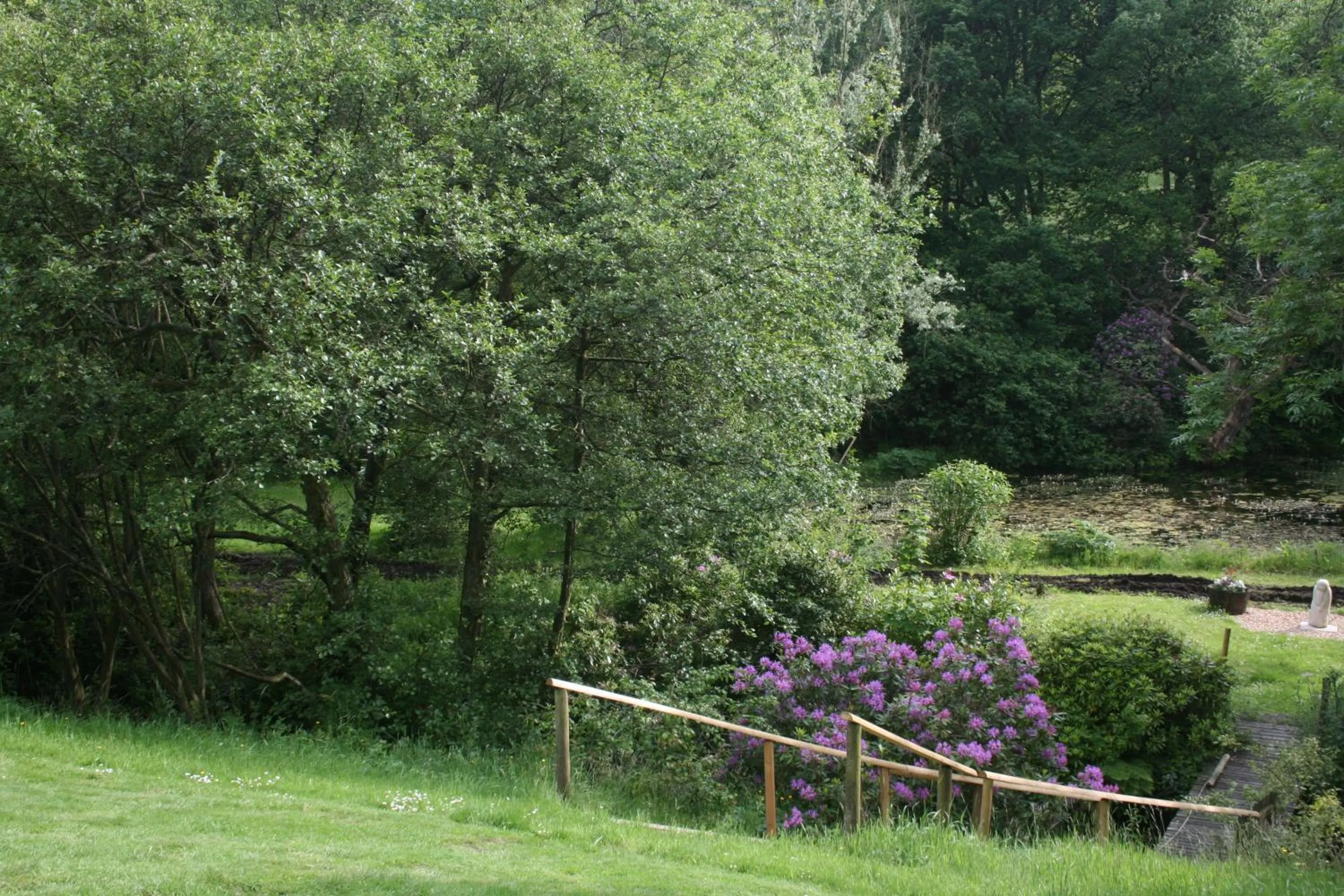 Natural landscape in High Dalby House