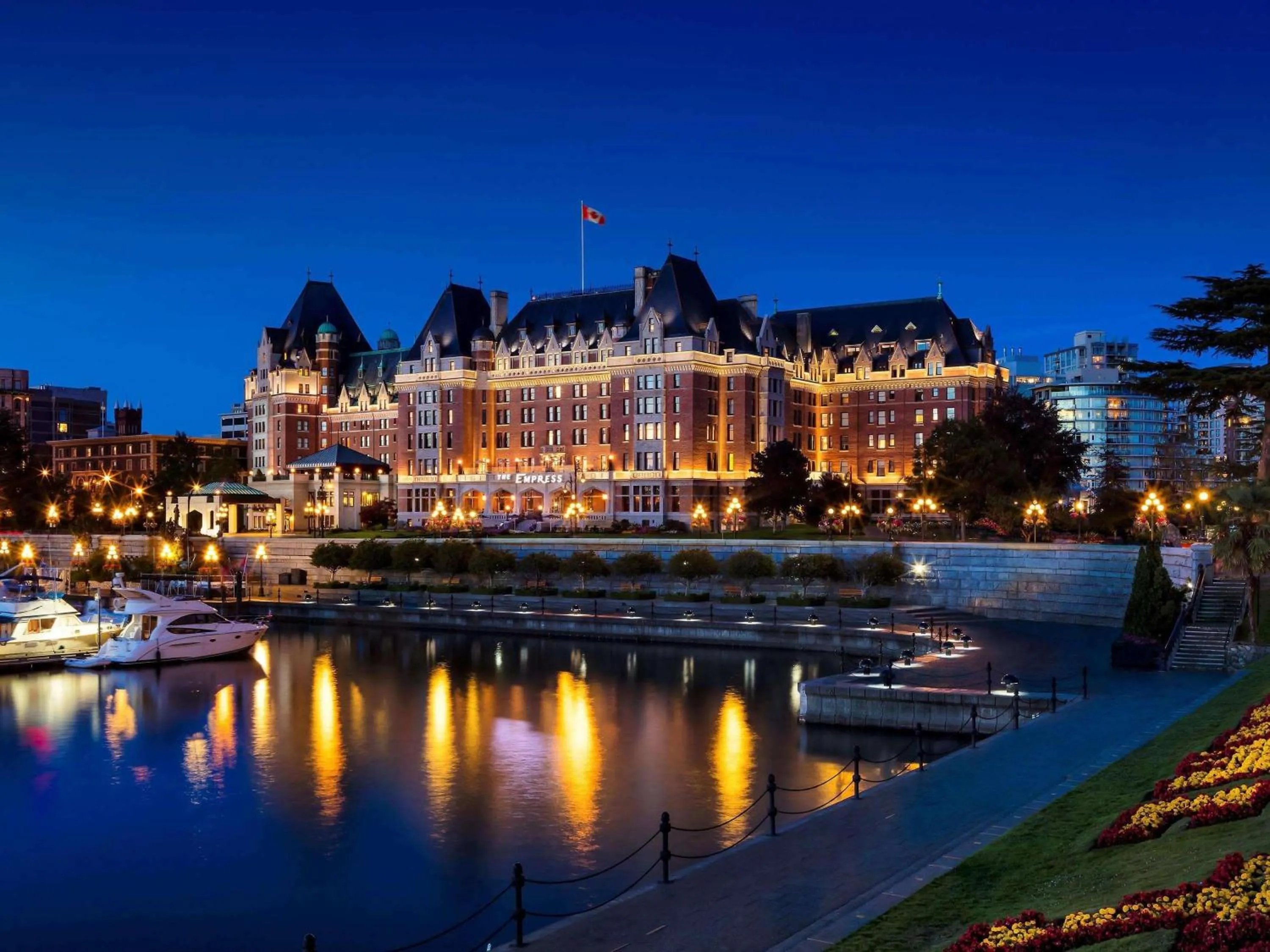 Property building in Fairmont Empress Hotel