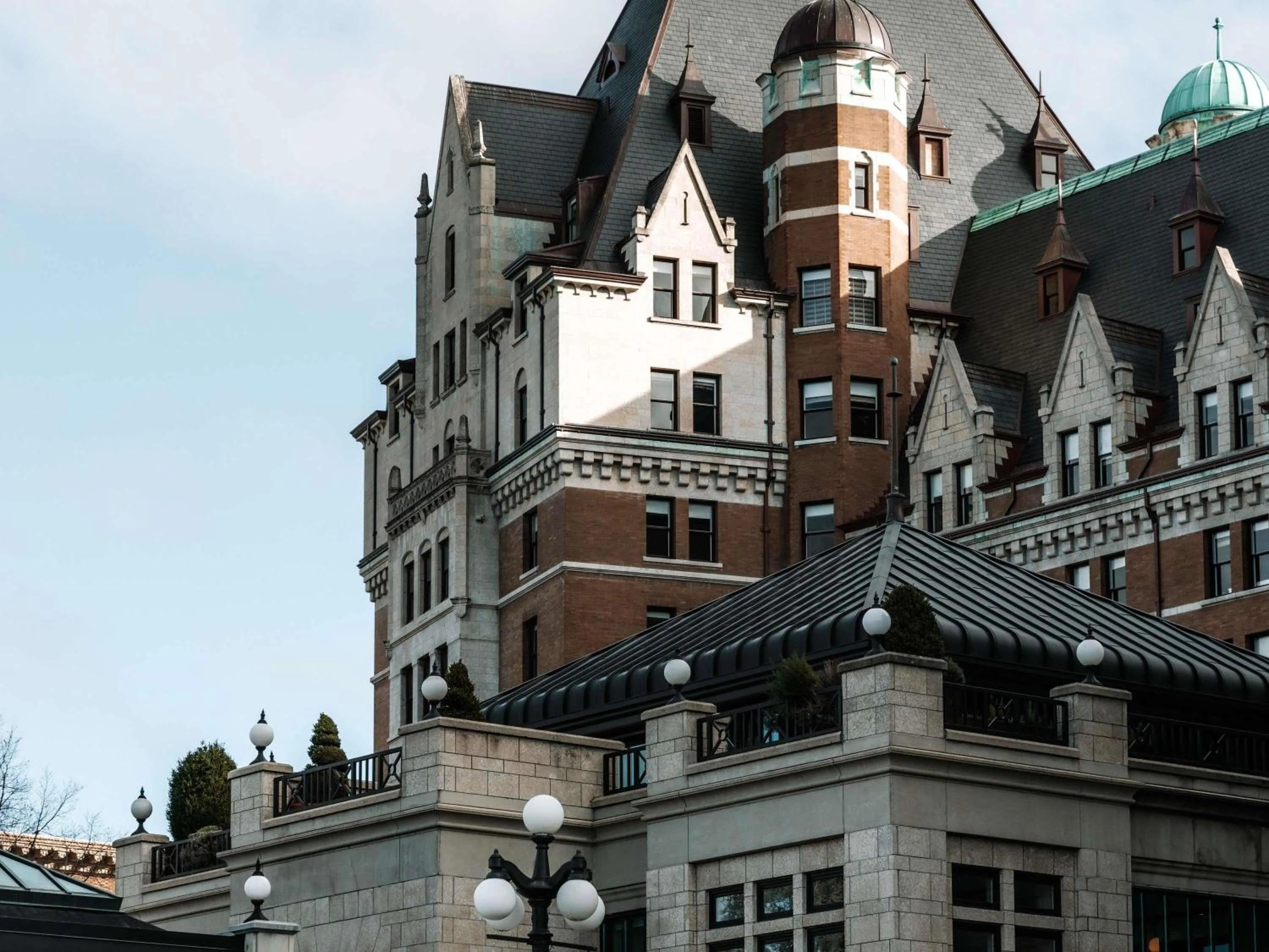 Property building in Fairmont Empress Hotel