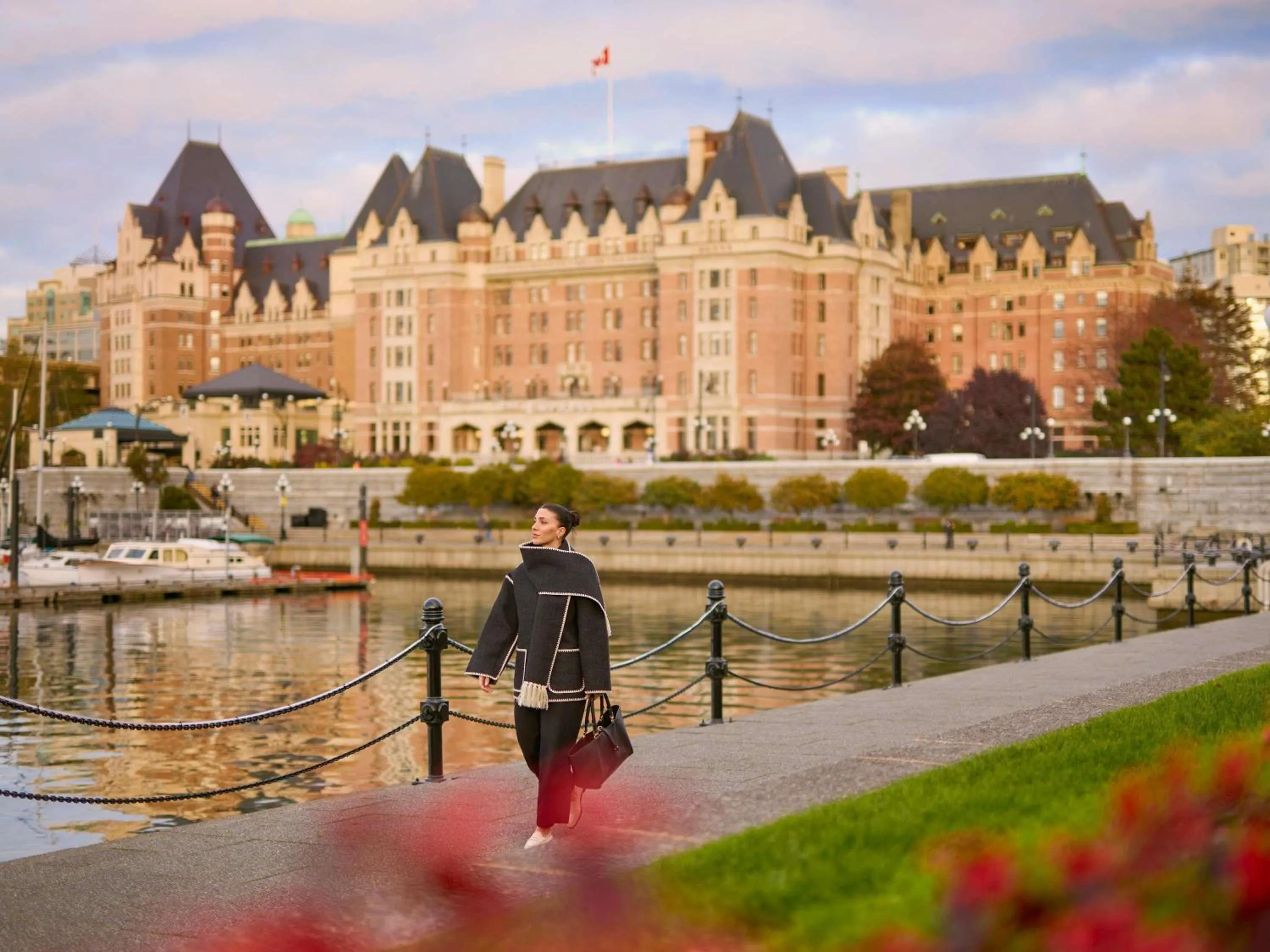 Property building in Fairmont Empress Hotel