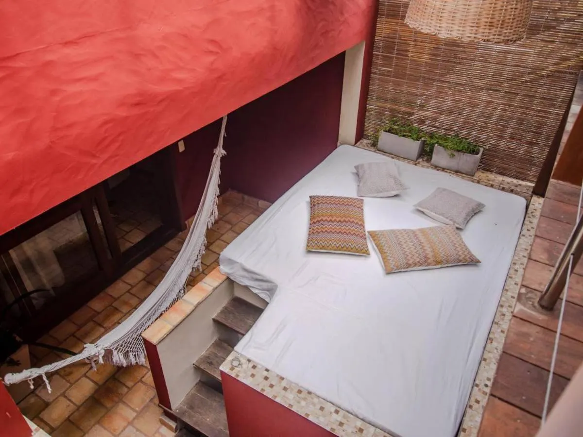 Seating area, Bed in Le Terrace