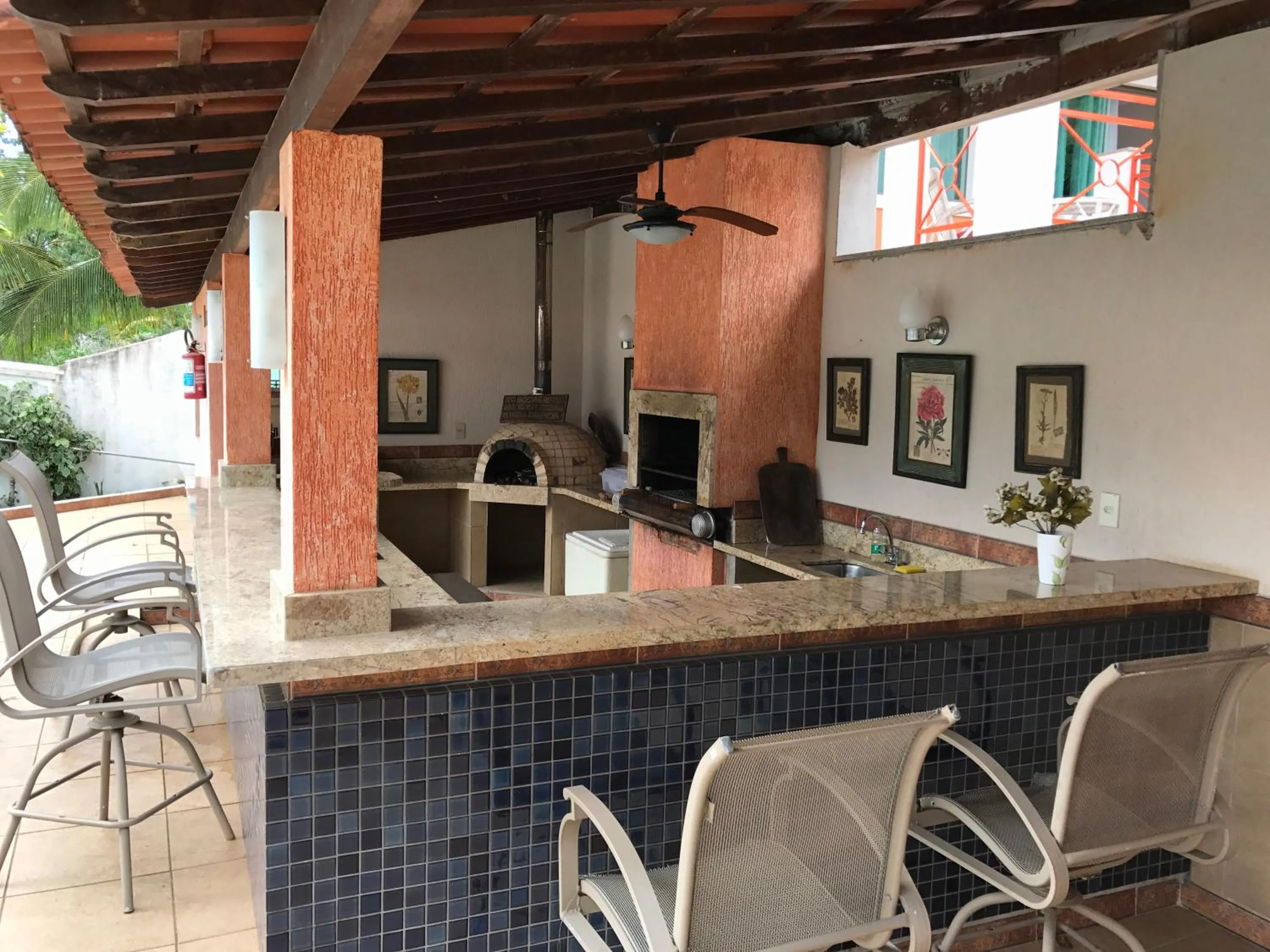 BBQ facilities in Pousada Doce Vida Guarapari