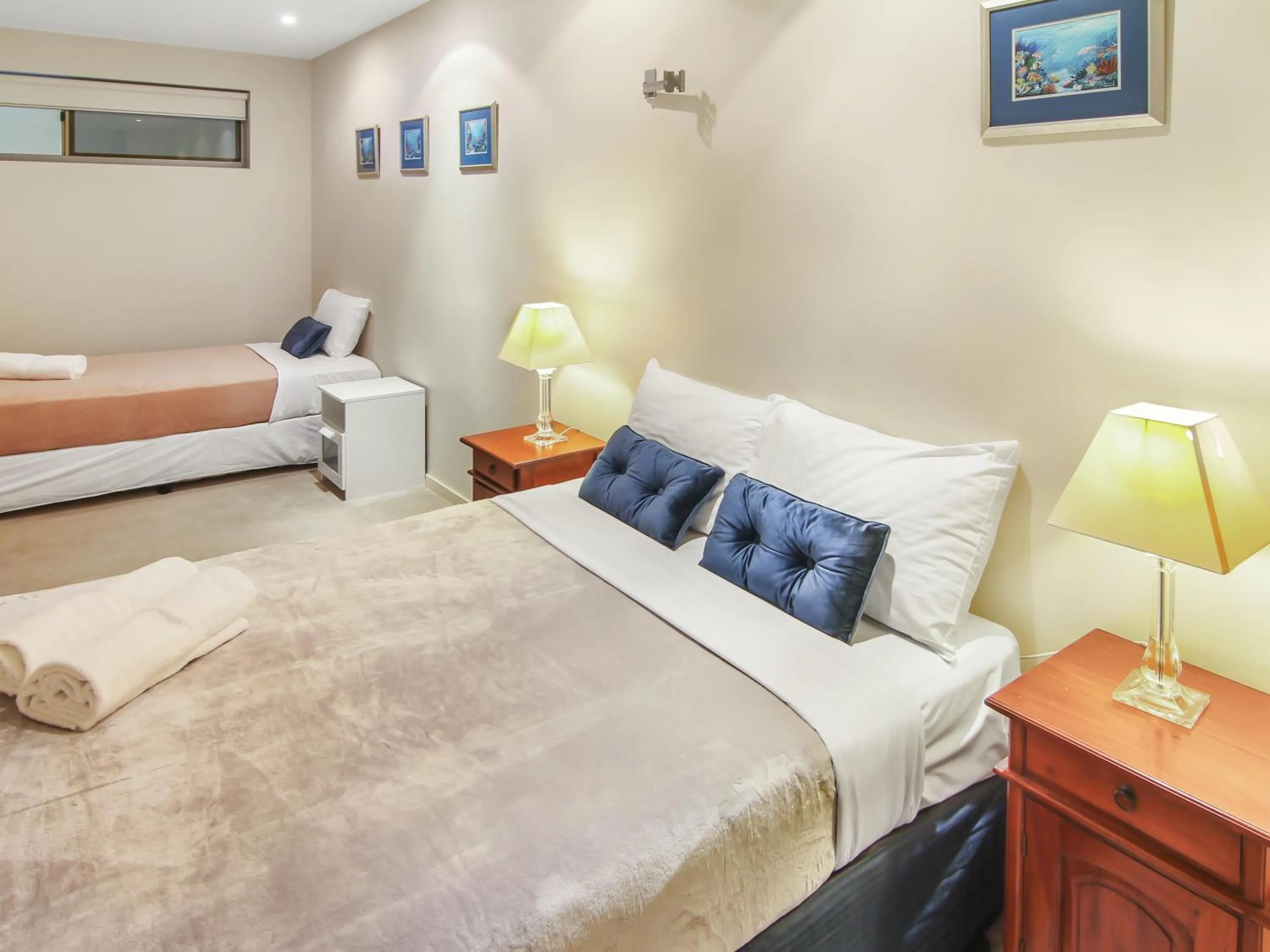 Bed in Space Holiday Apartments