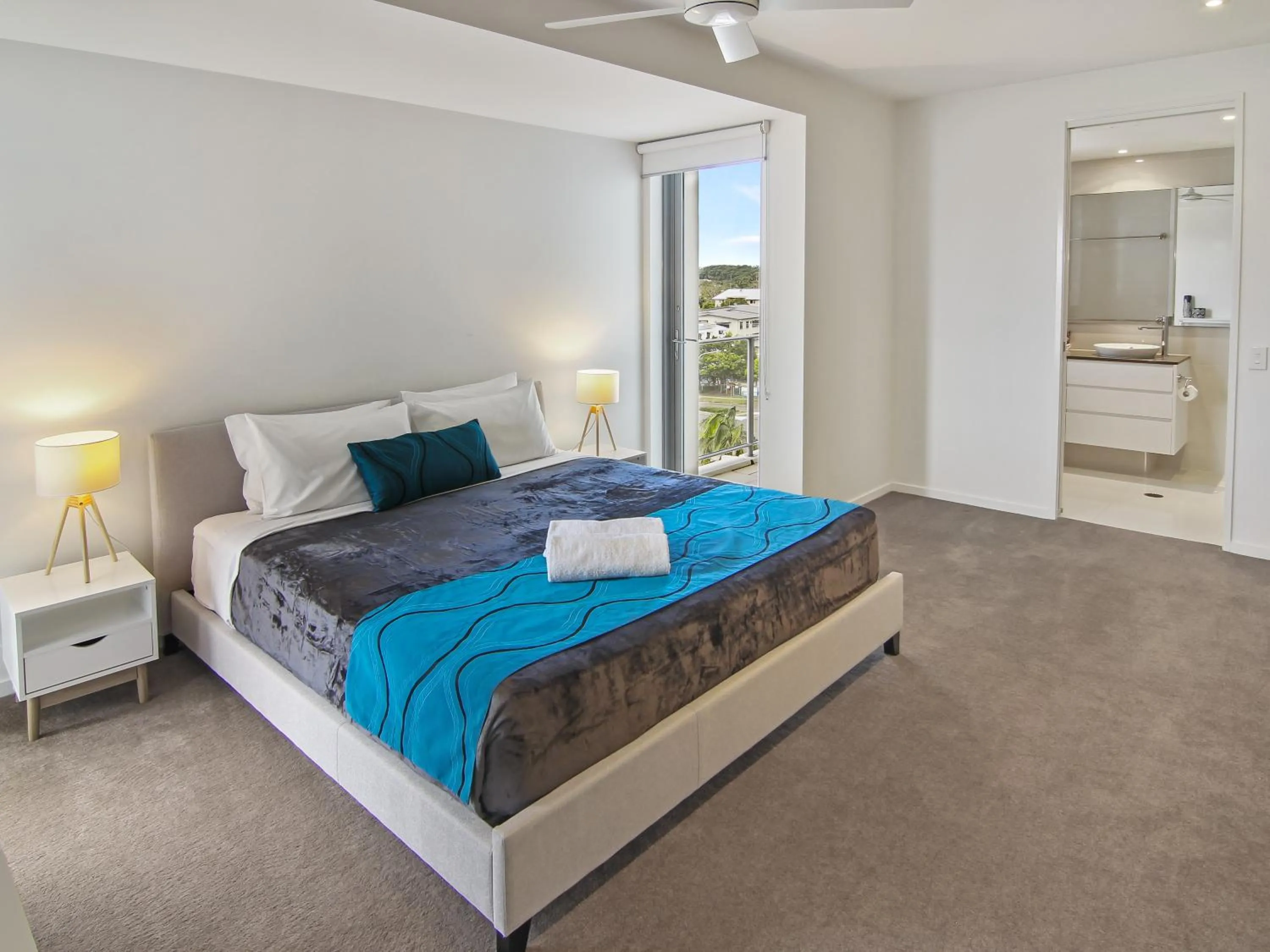 Bed in Space Holiday Apartments