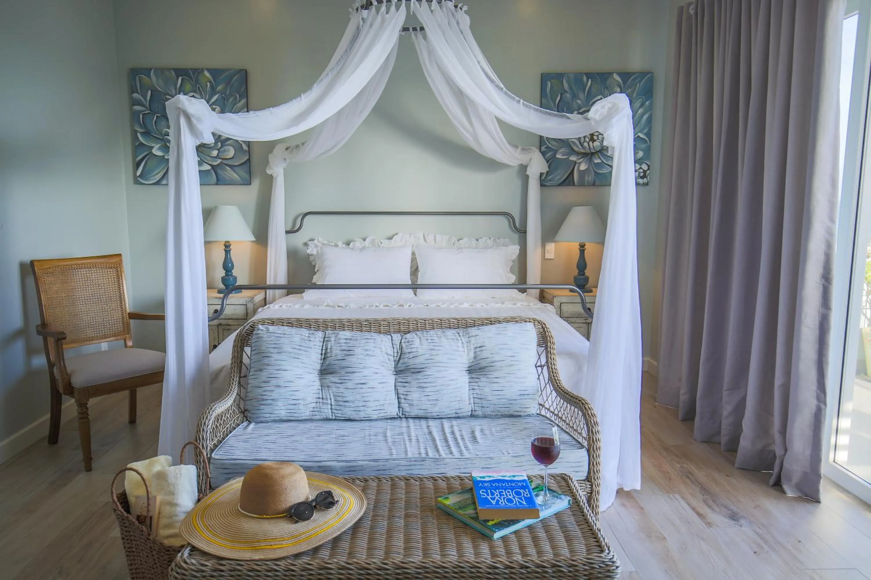 Bed in Serenity by the Sea