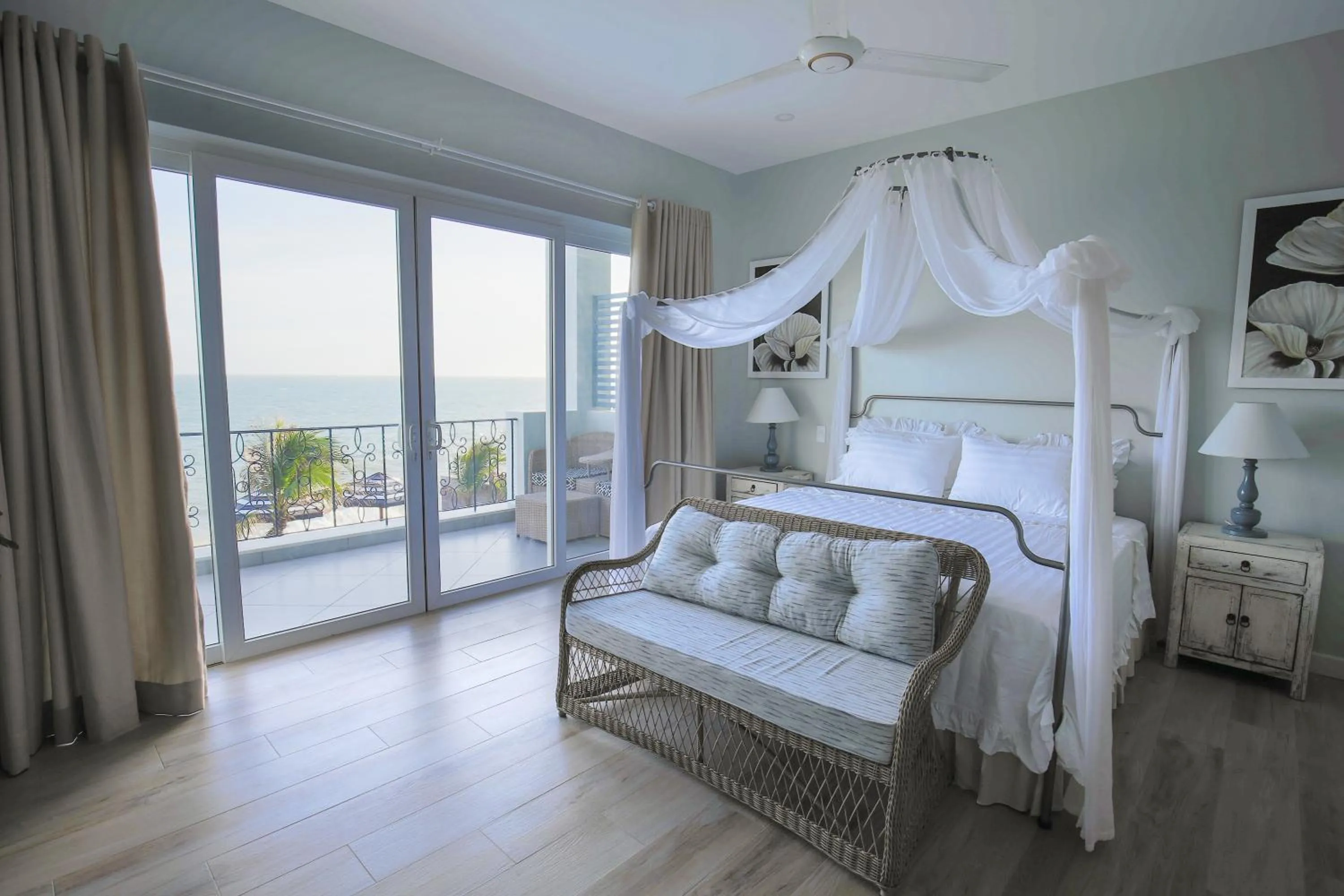 Bed in Serenity by the Sea