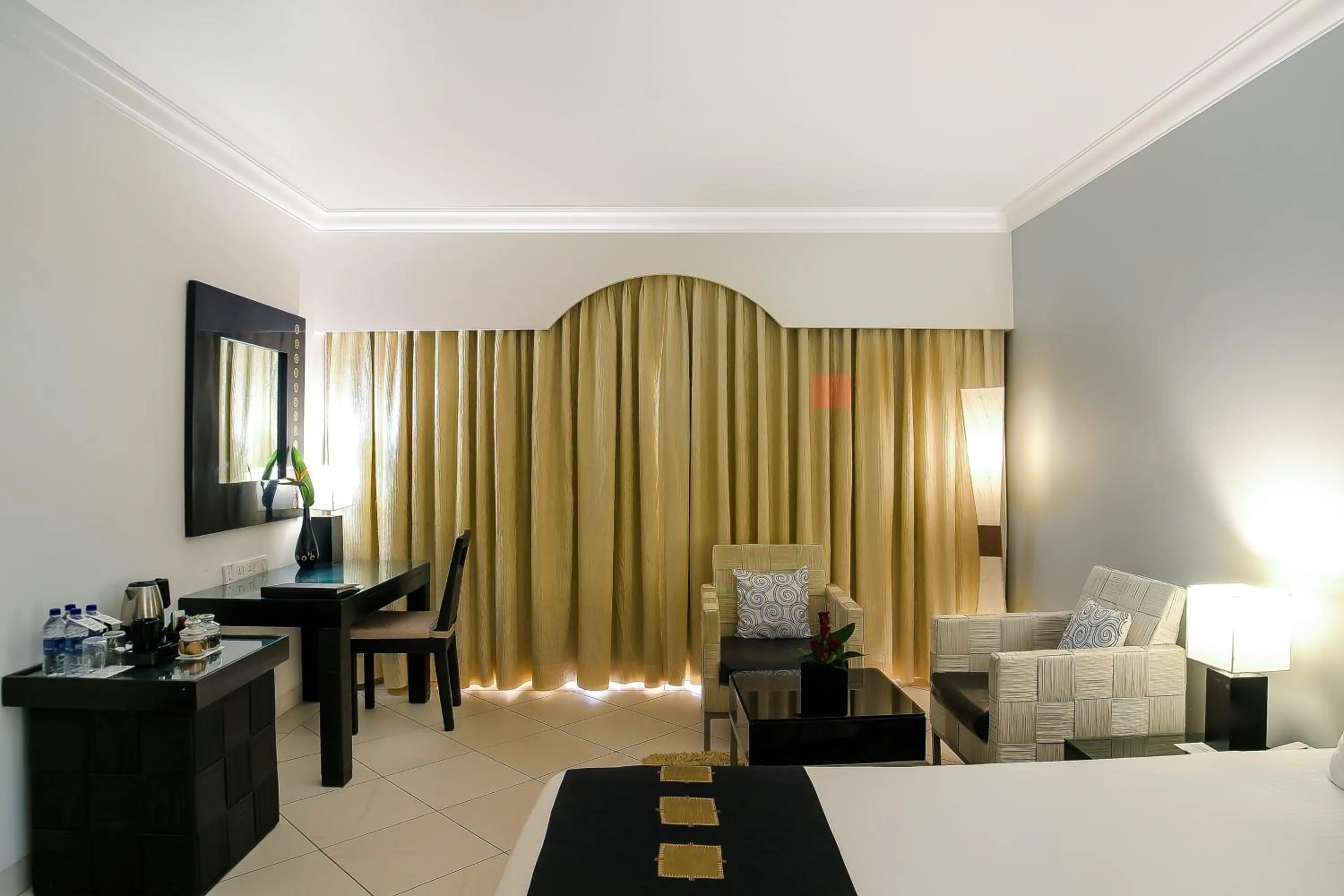 Bedroom, Bed in The Zuri White Sands, Goa Resort & Casino