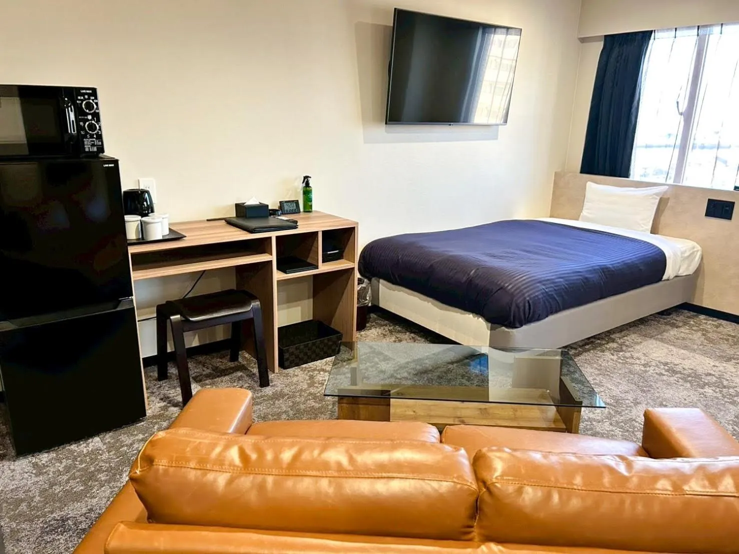 Photo of the whole room, Bed in HOTEL LiVEMAX BUDGET Iyo Mishima