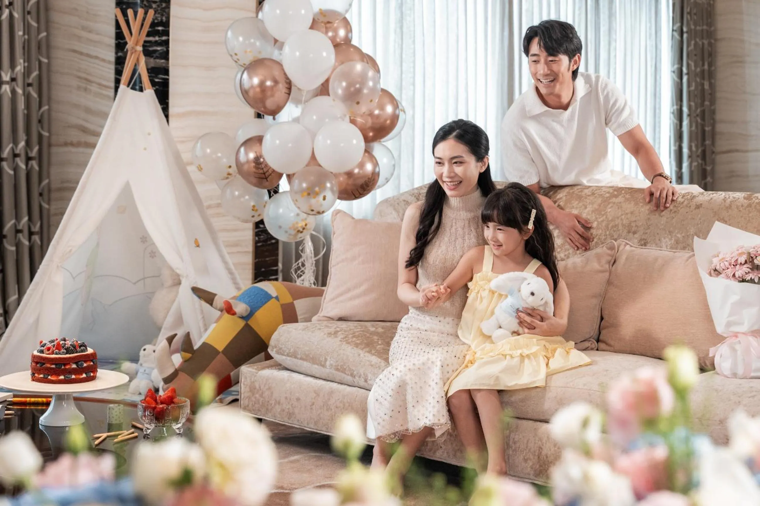 Living room in Four Seasons Hotel Beijing