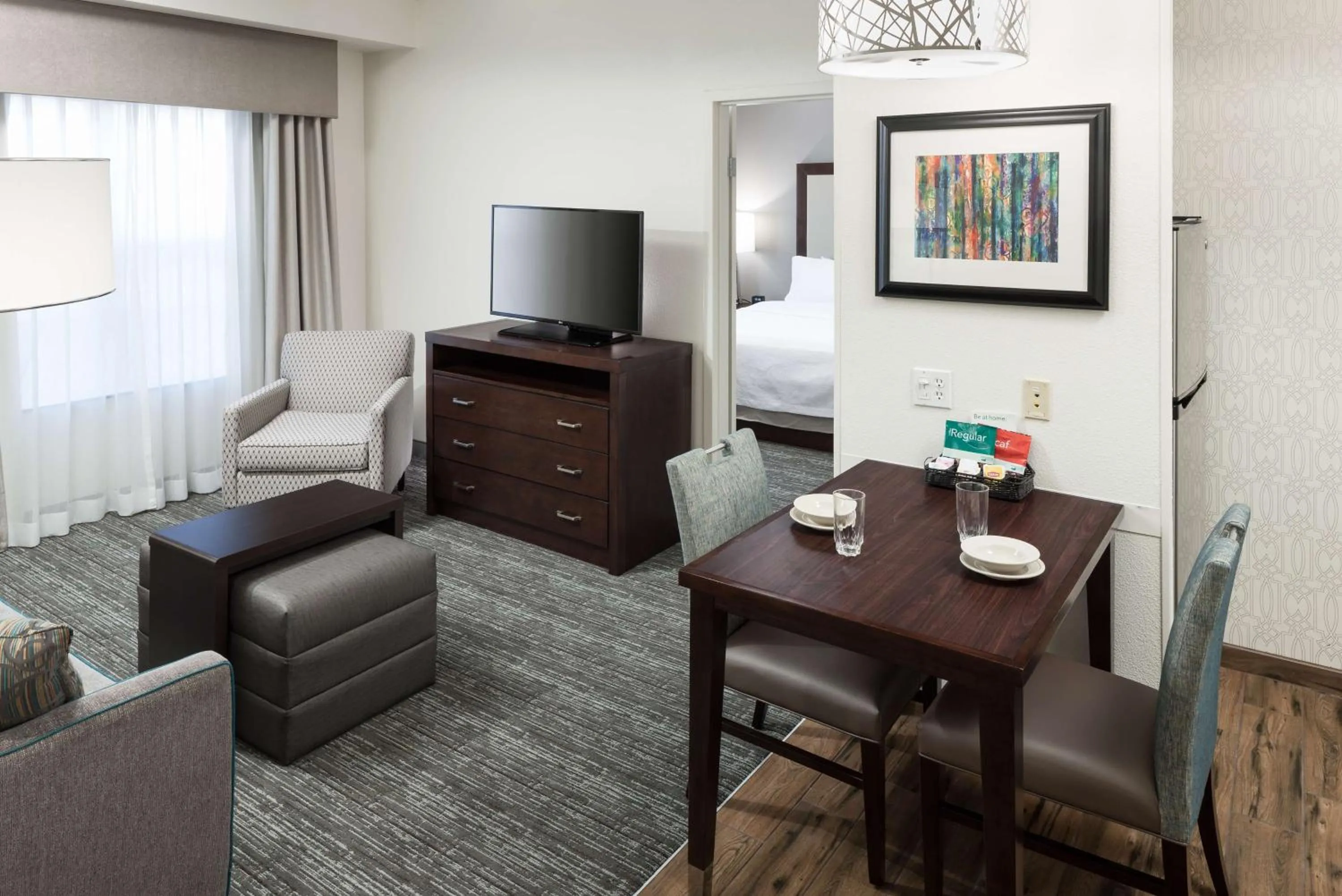 Living room in Homewood Suites by Hilton Mahwah