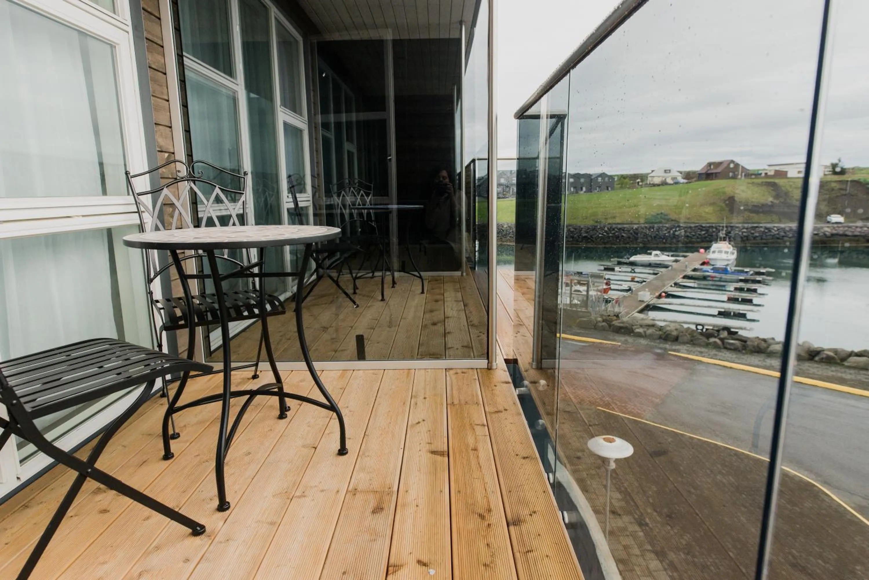 Balcony/Terrace in Hotel Duus by Keflavik Airport