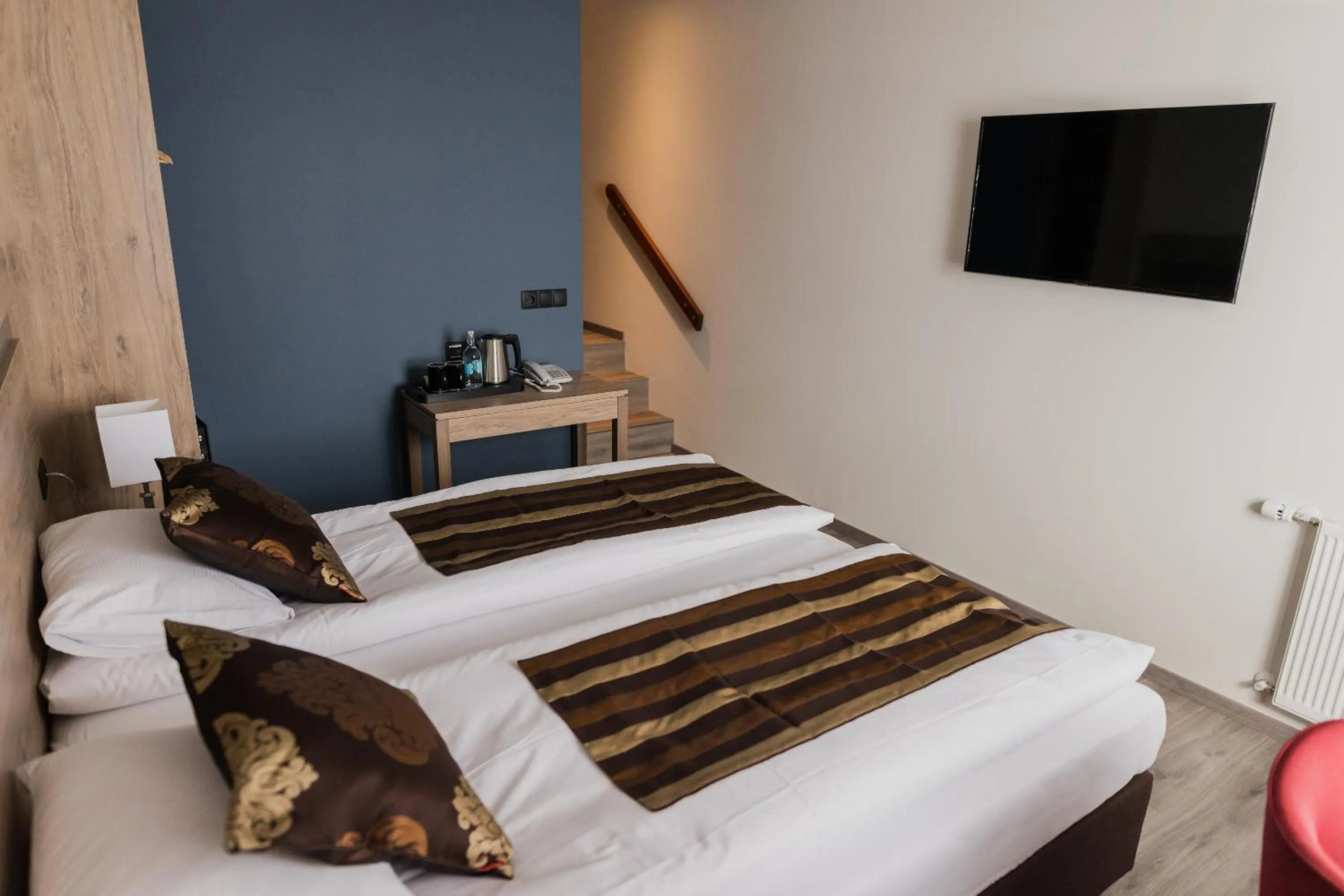 Bed in Hotel Duus by Keflavik Airport