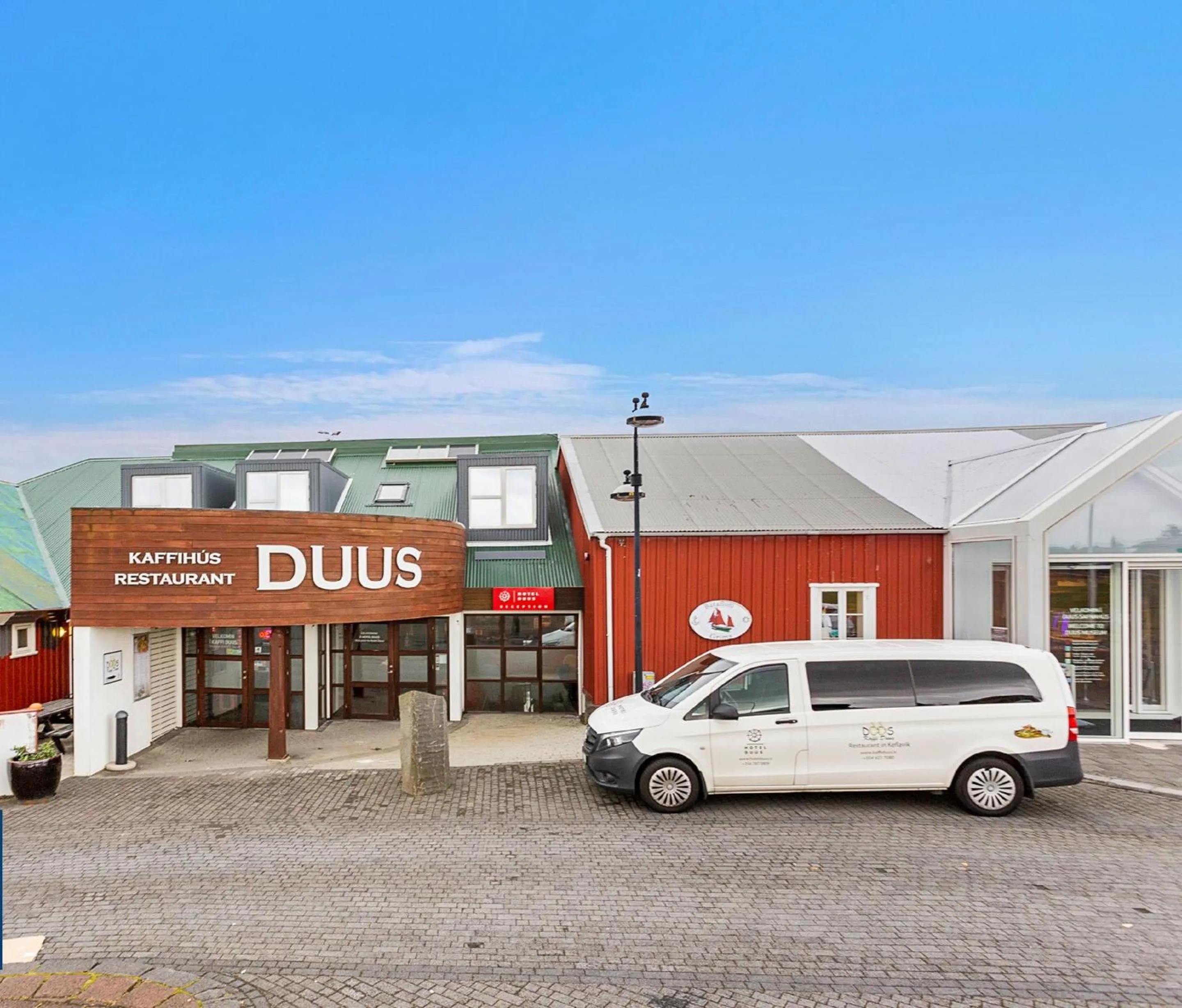 Property building in Hotel Duus by Keflavik Airport