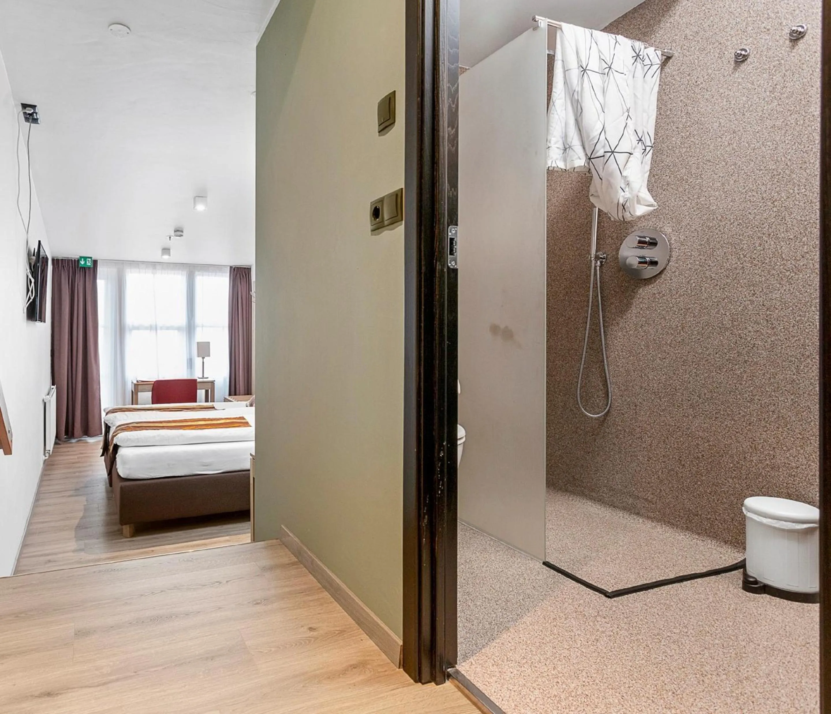 Bed in Hotel Duus by Keflavik Airport