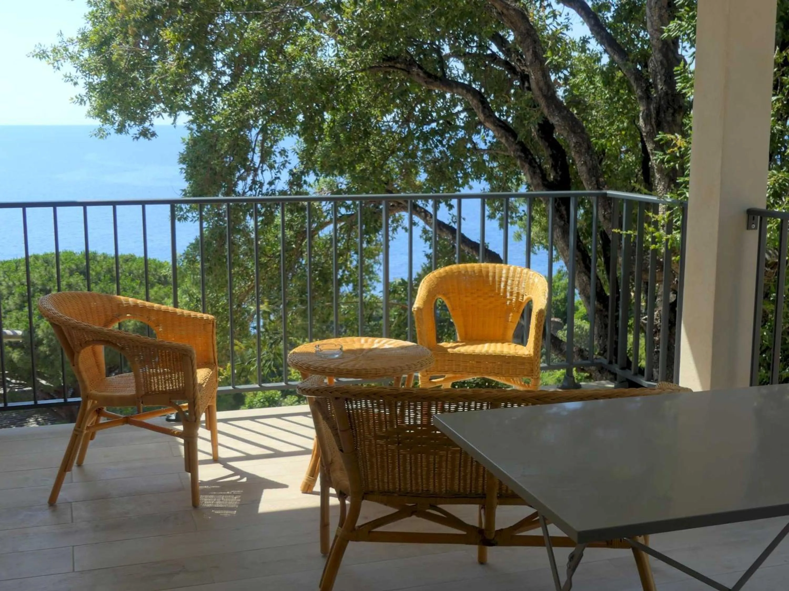 Balcony/Terrace in Les Terrasses d'Erbalunga