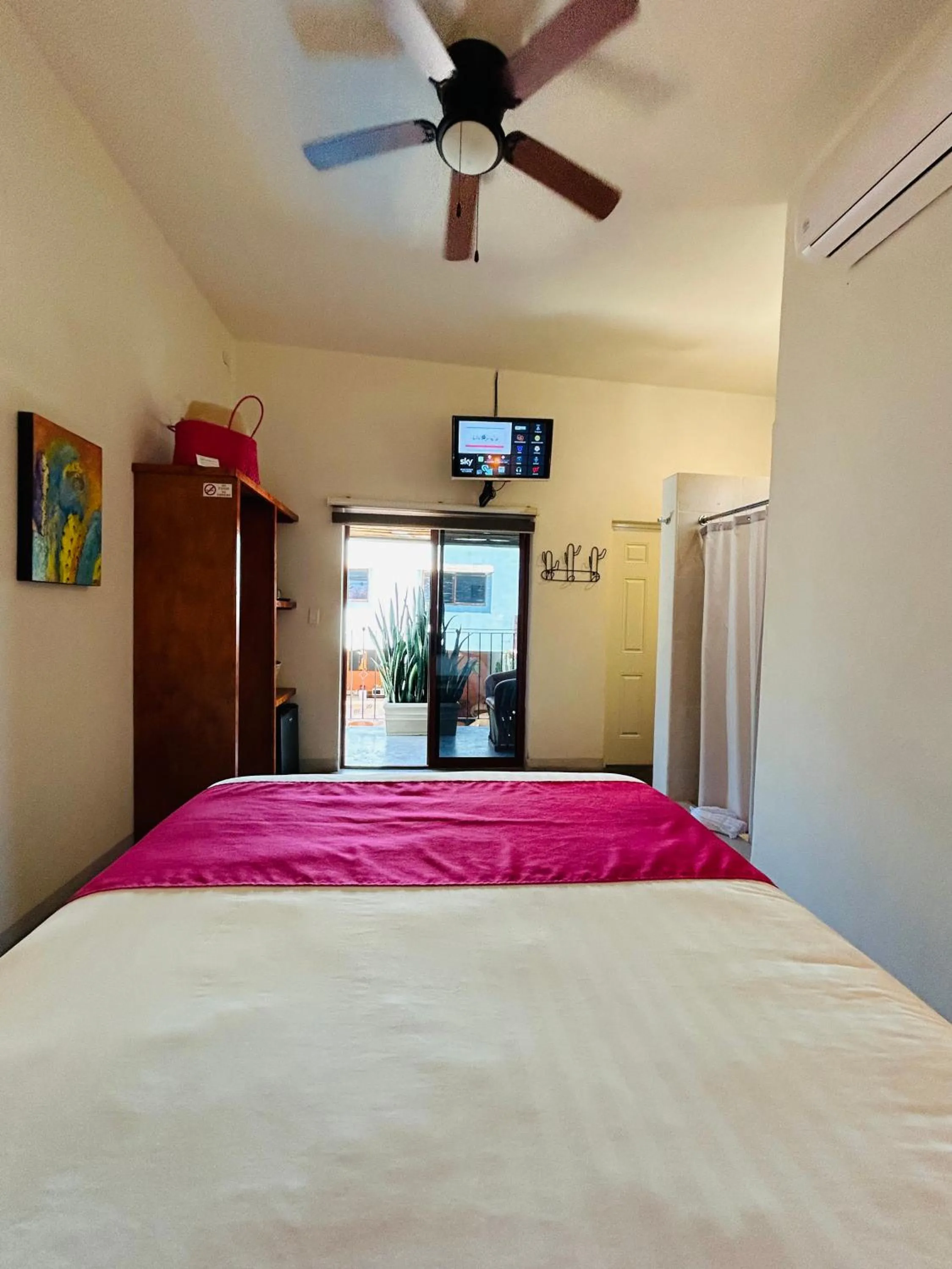 Bed in Paraiso Azul Hotel