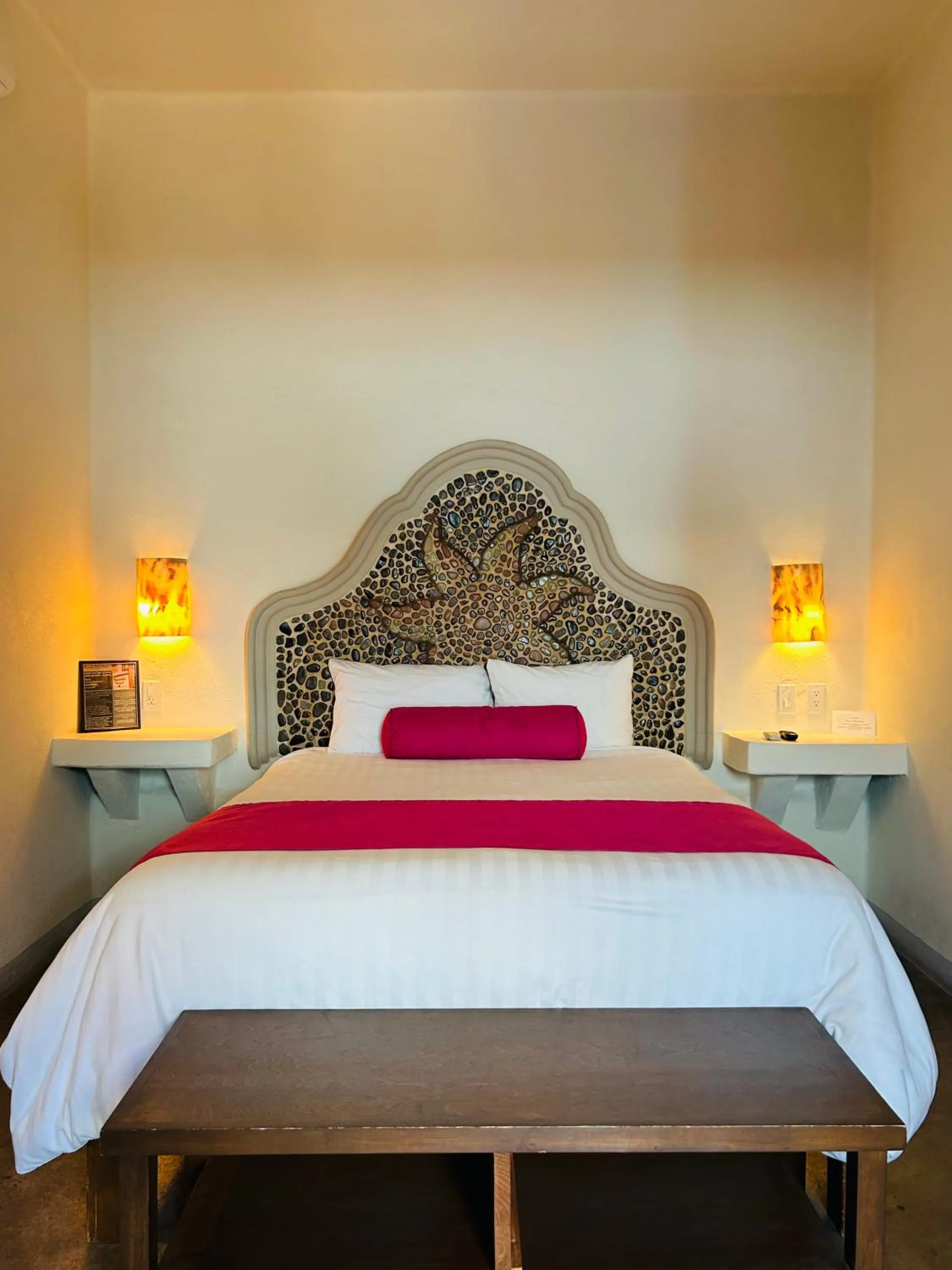 Bed in Paraiso Azul Hotel