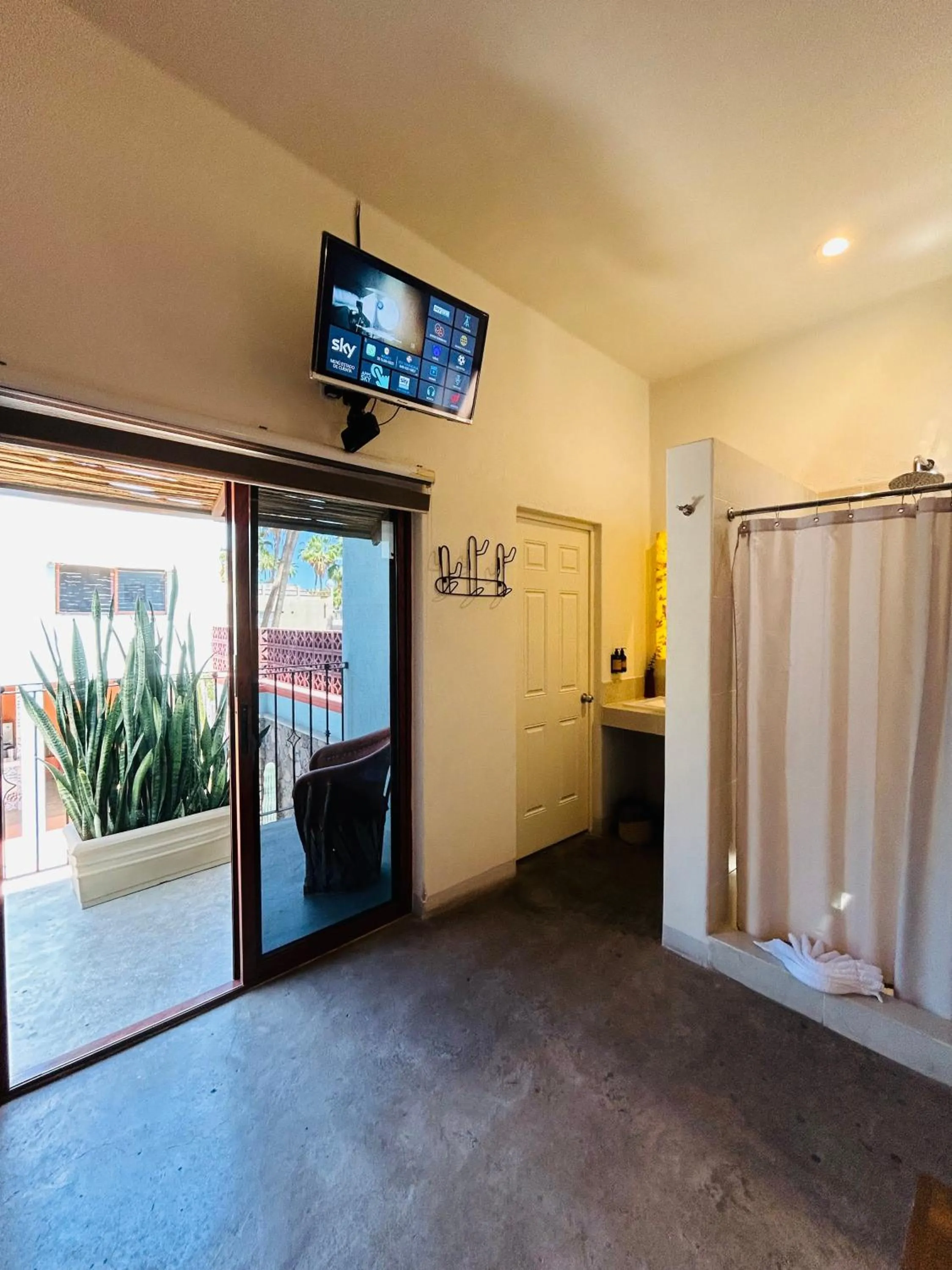 Bed in Paraiso Azul Hotel