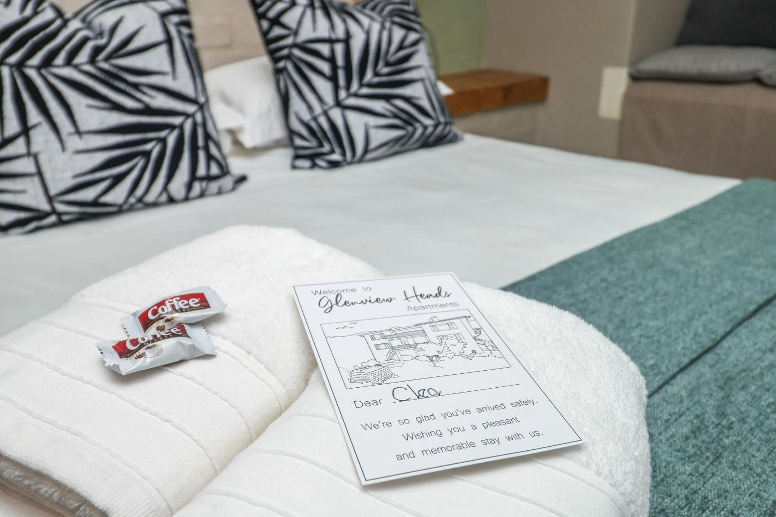 Bed in Glenview Heads Apartments