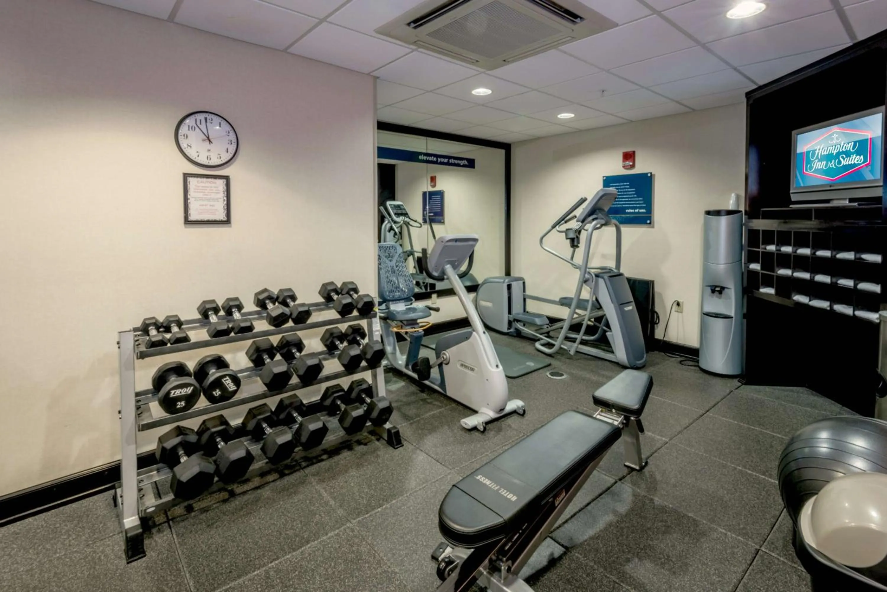 Fitness centre/facilities in Hampton Inn & Suites Montgomery-Downtown