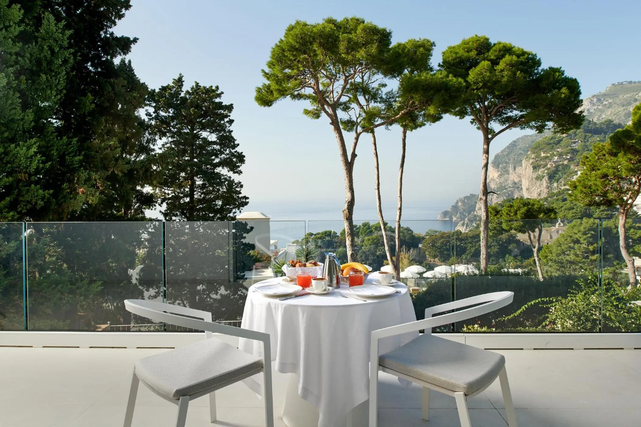 Patio in Hotel Scalinatella