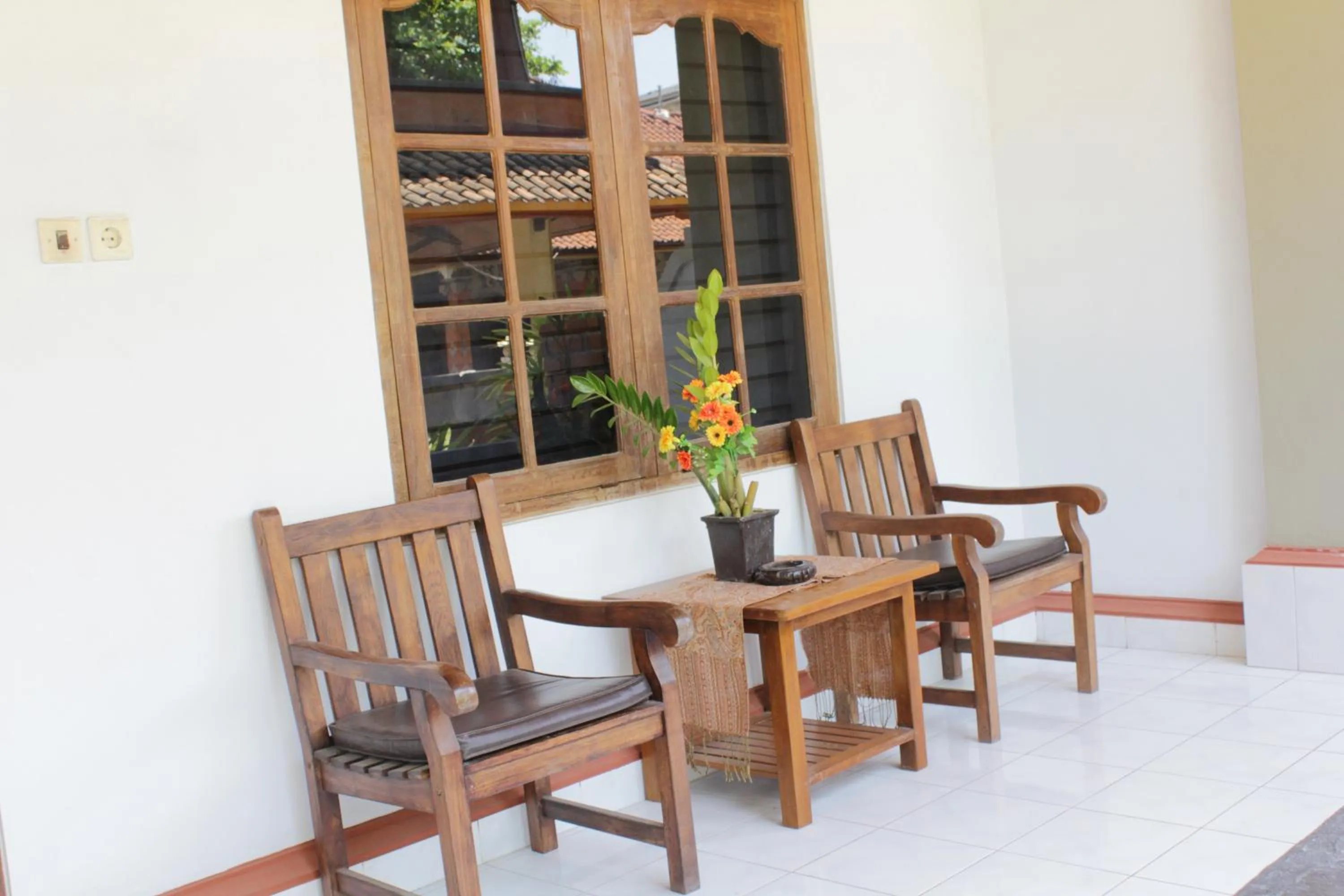 Balcony/Terrace in Mangga Bali Inn