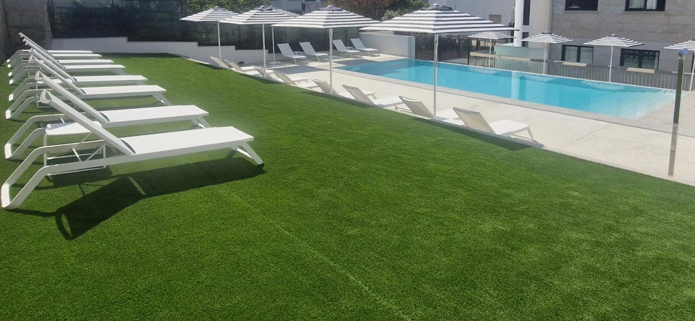 Swimming pool in La Suite Hotel