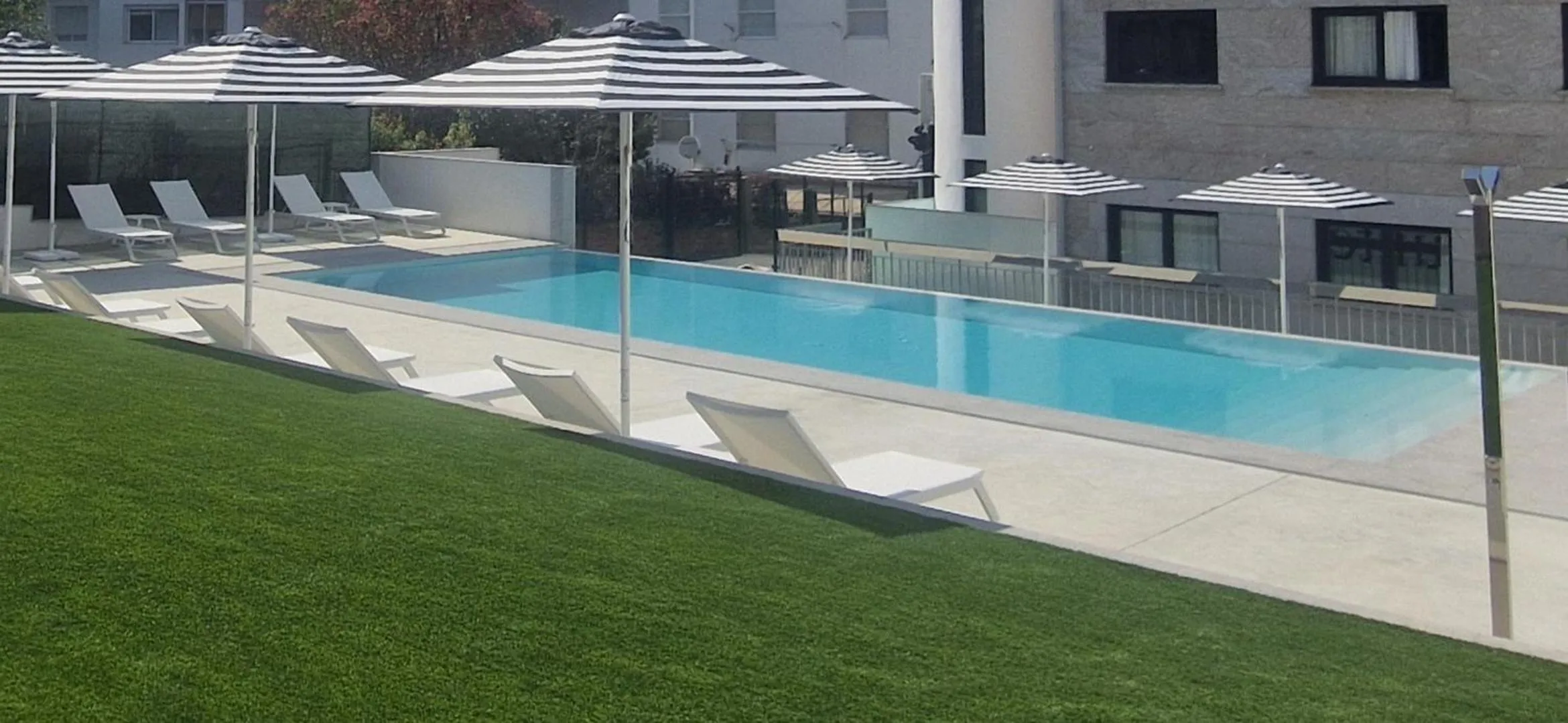 Swimming pool in La Suite Hotel