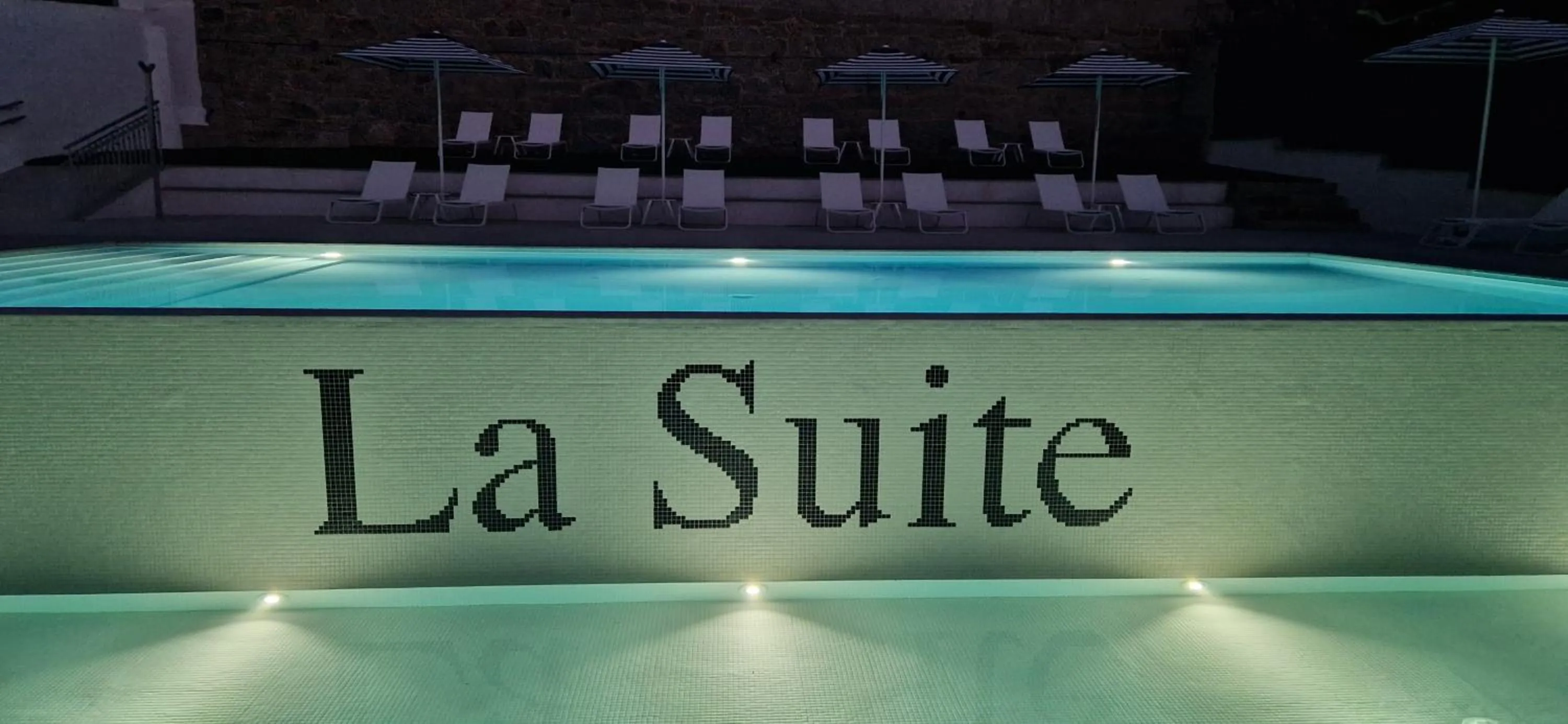Swimming pool in La Suite Hotel