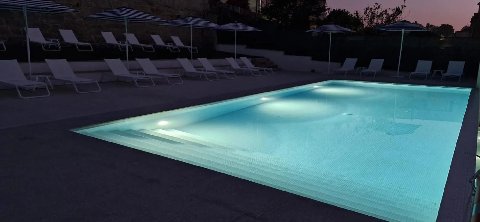 Swimming pool in La Suite Hotel