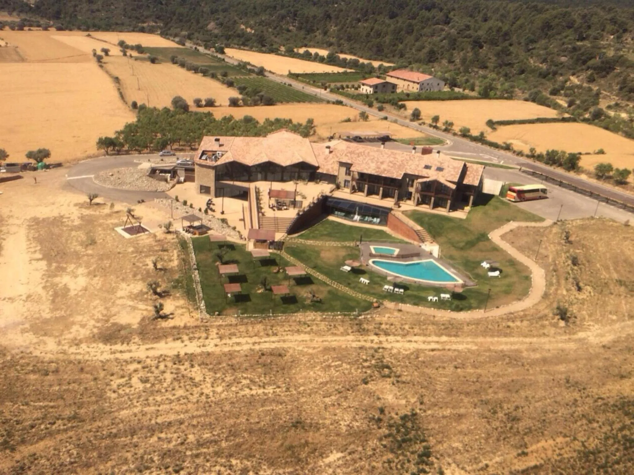 Bird's eye view in Hotel Spa Aguas de los Mallos