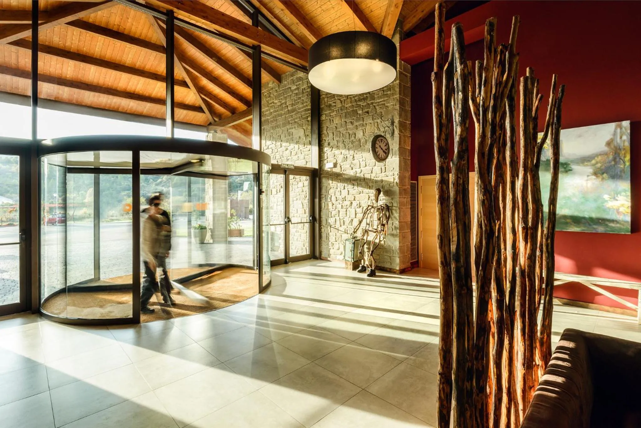 Lobby or reception in Hotel Spa Aguas de los Mallos