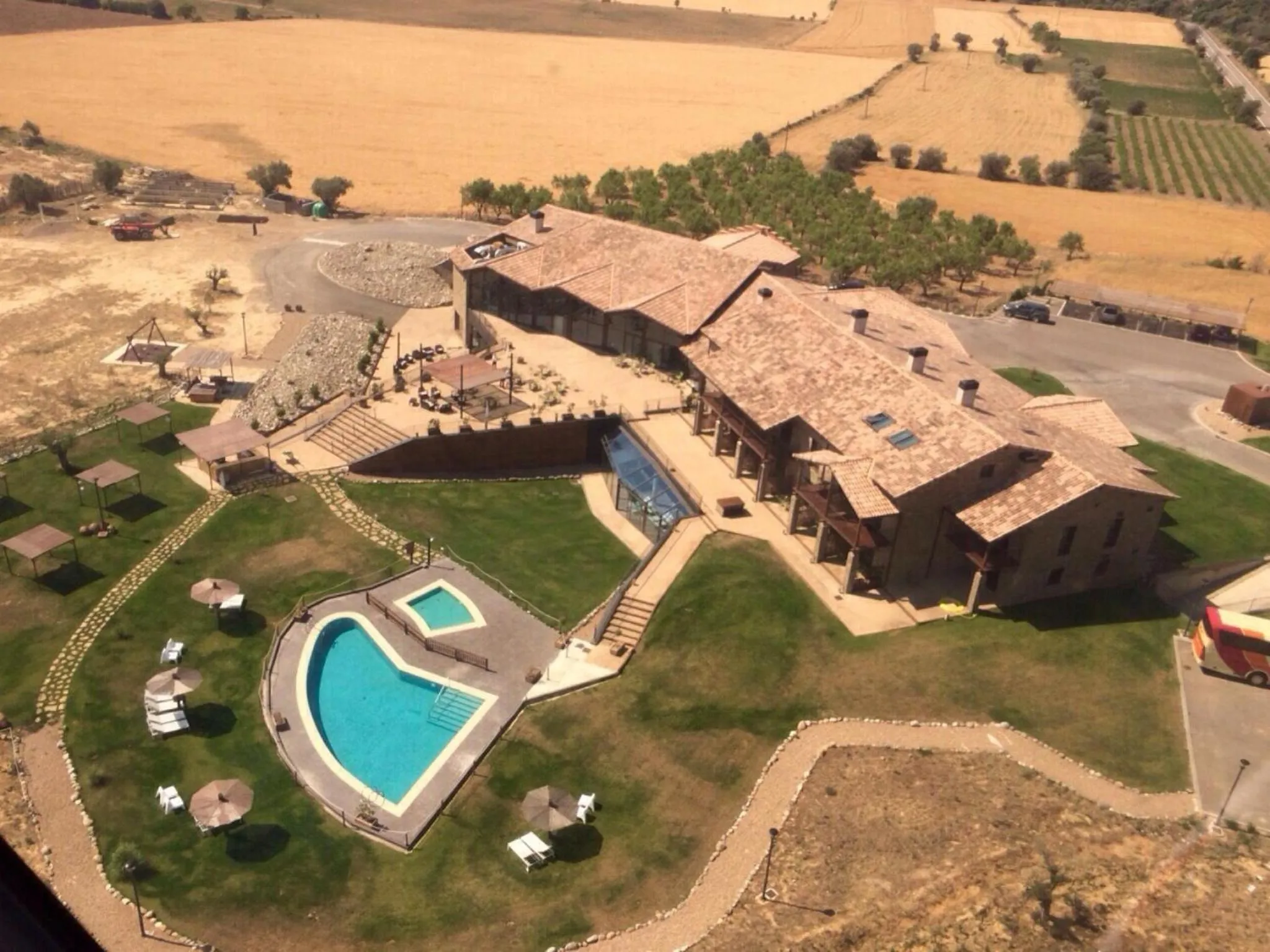 Bird's eye view in Hotel Spa Aguas de los Mallos