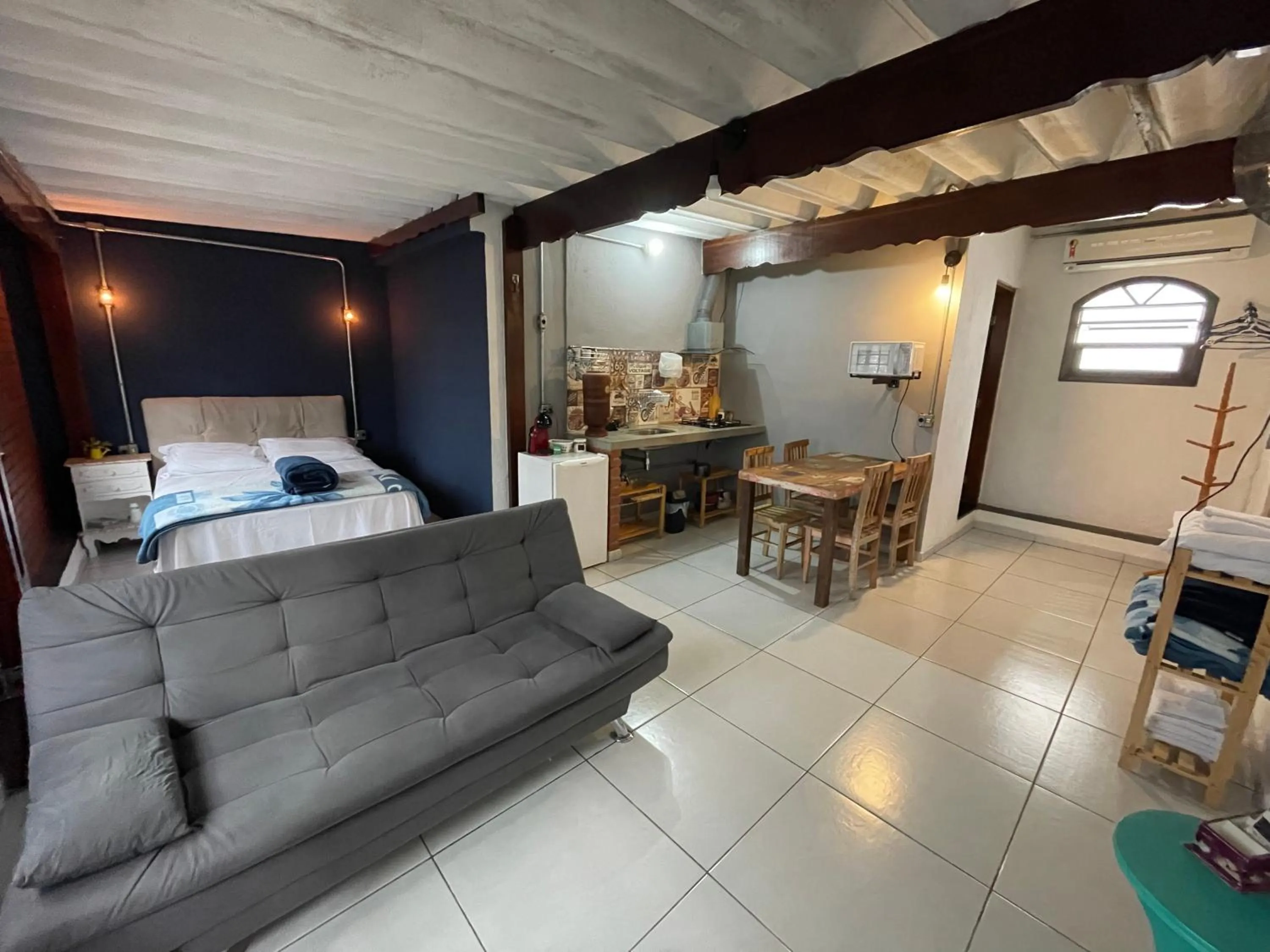 Bed in Studio House Loft