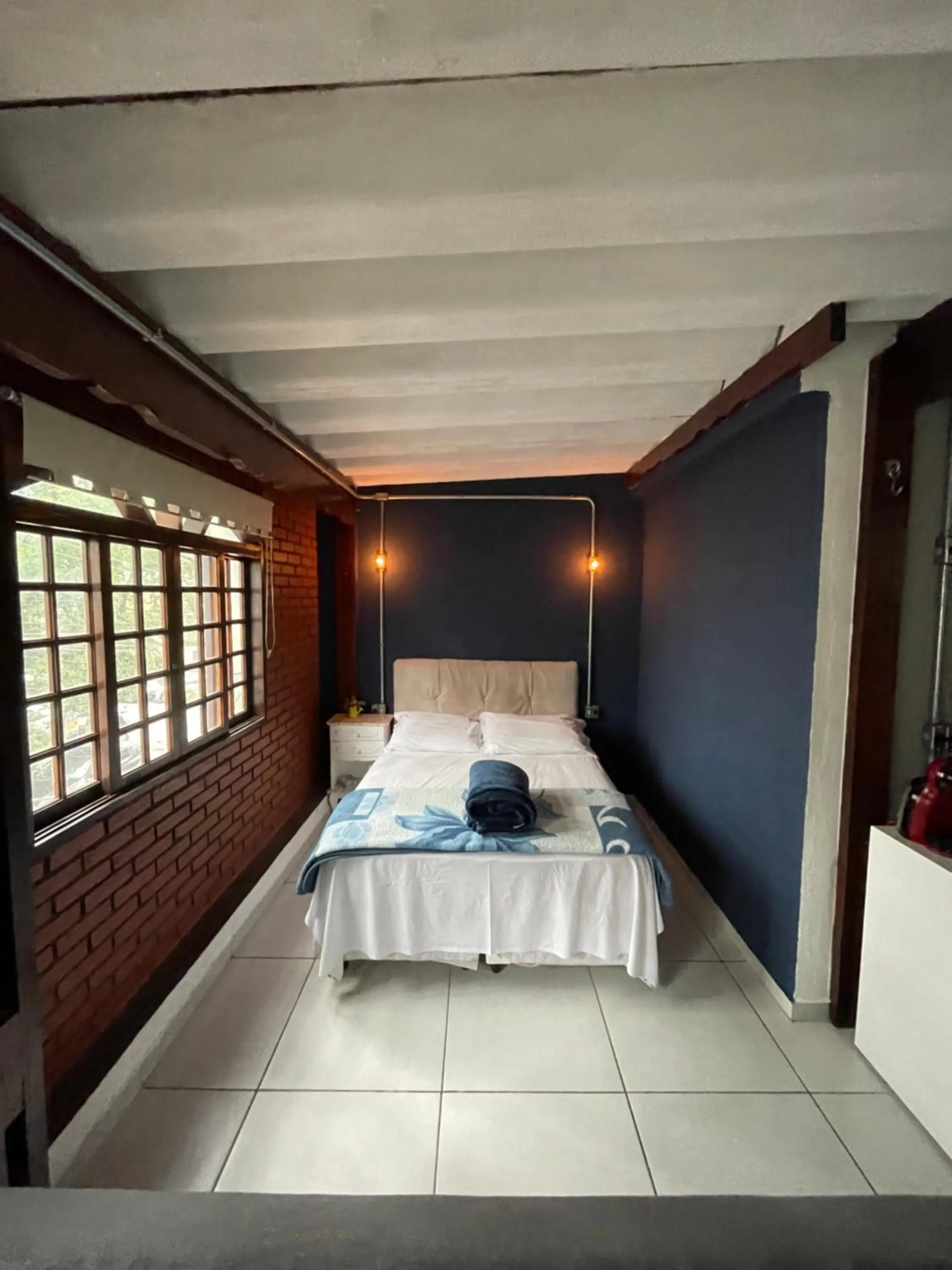 Bed in Studio House Loft