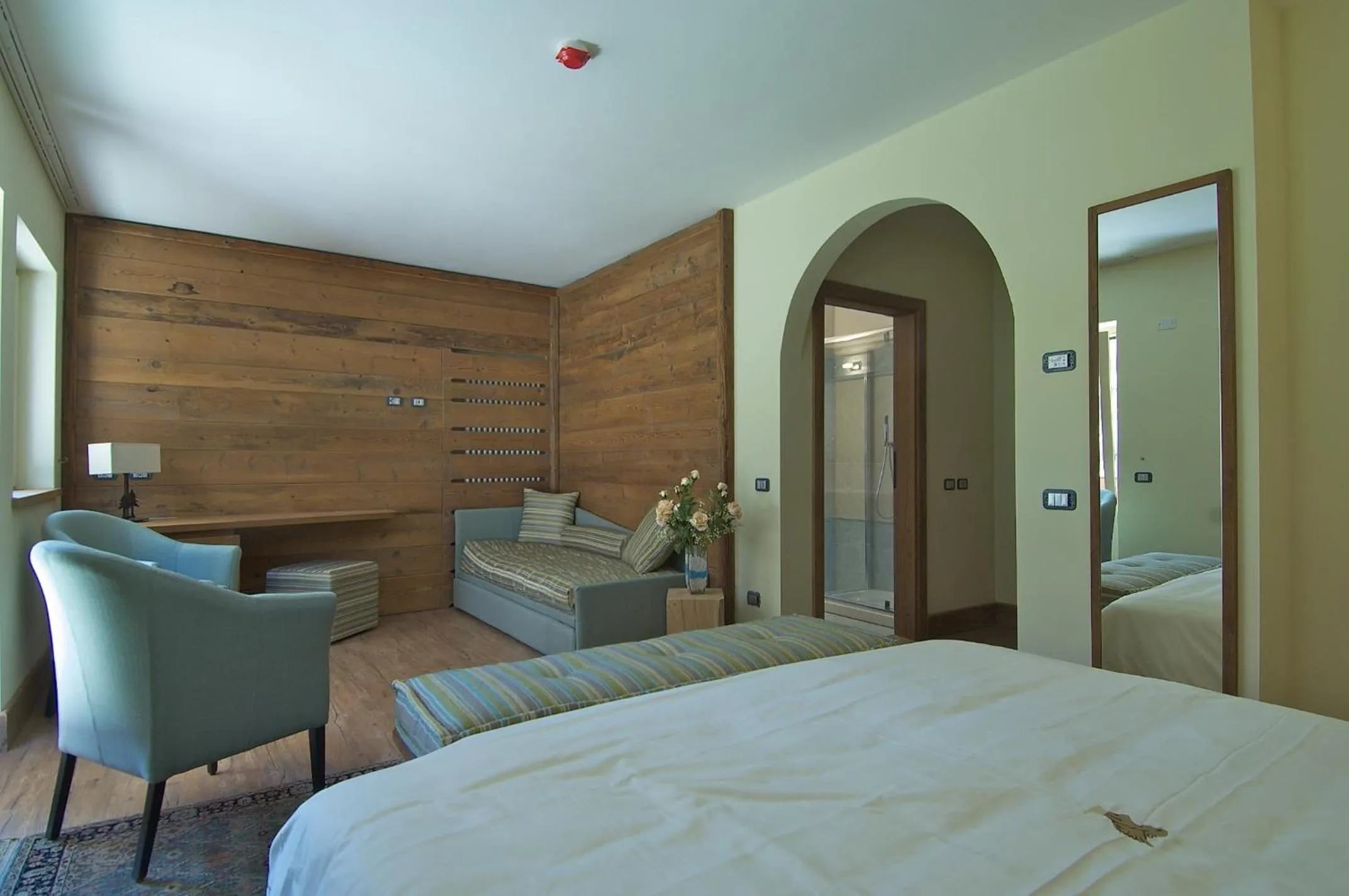 Bed in Hotel Garni Vittoria