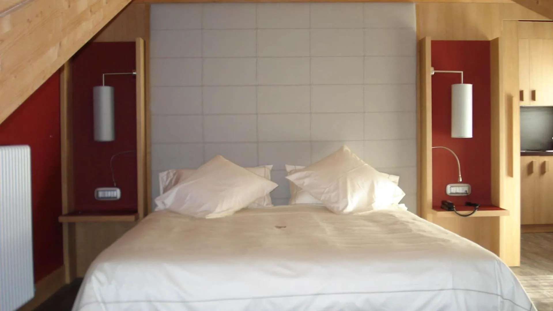 Bed in Hotel Garni Vittoria