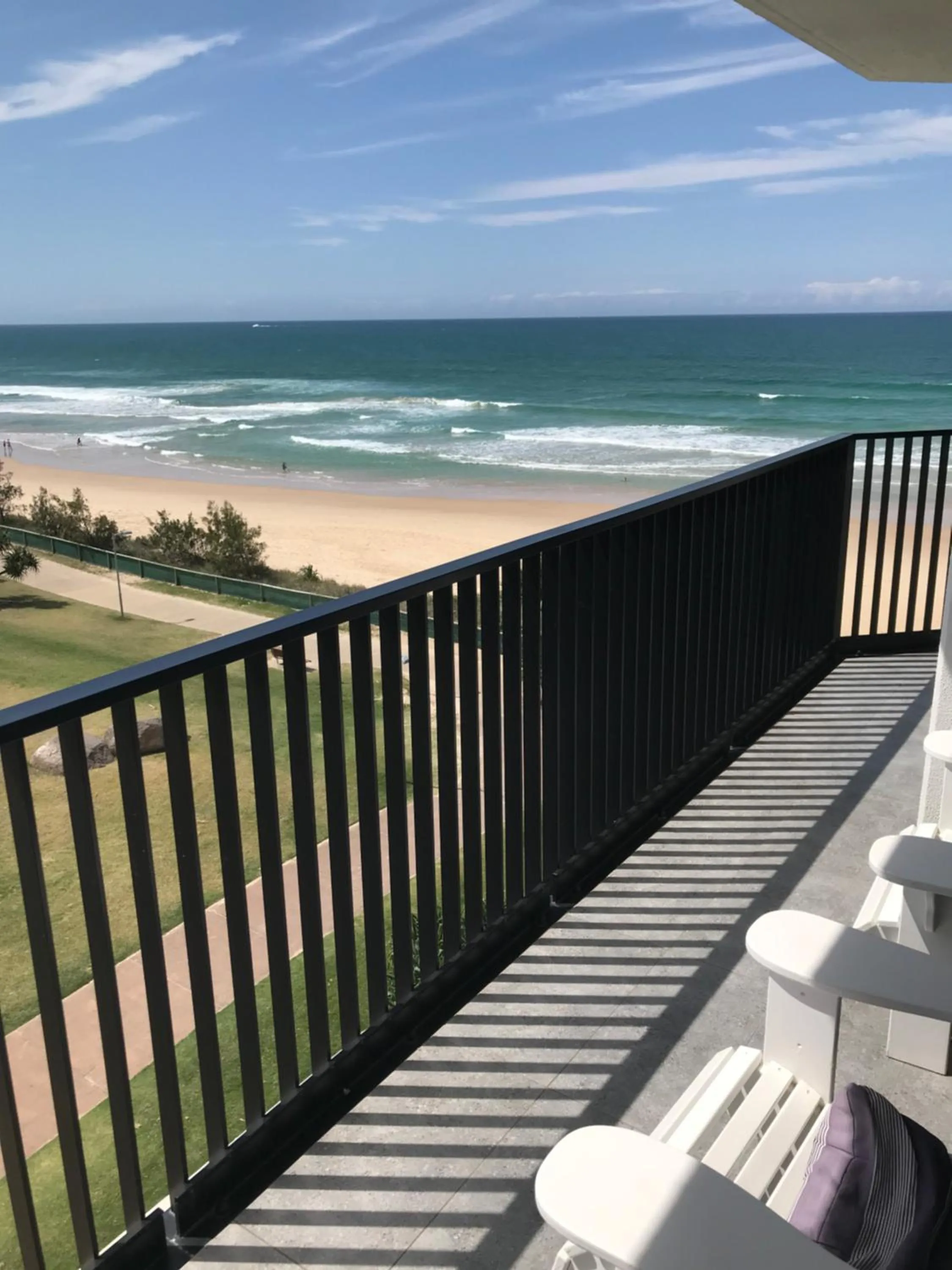 Balcony/Terrace in Golden Sands on the Beach - Absolute Beachfront Apartments