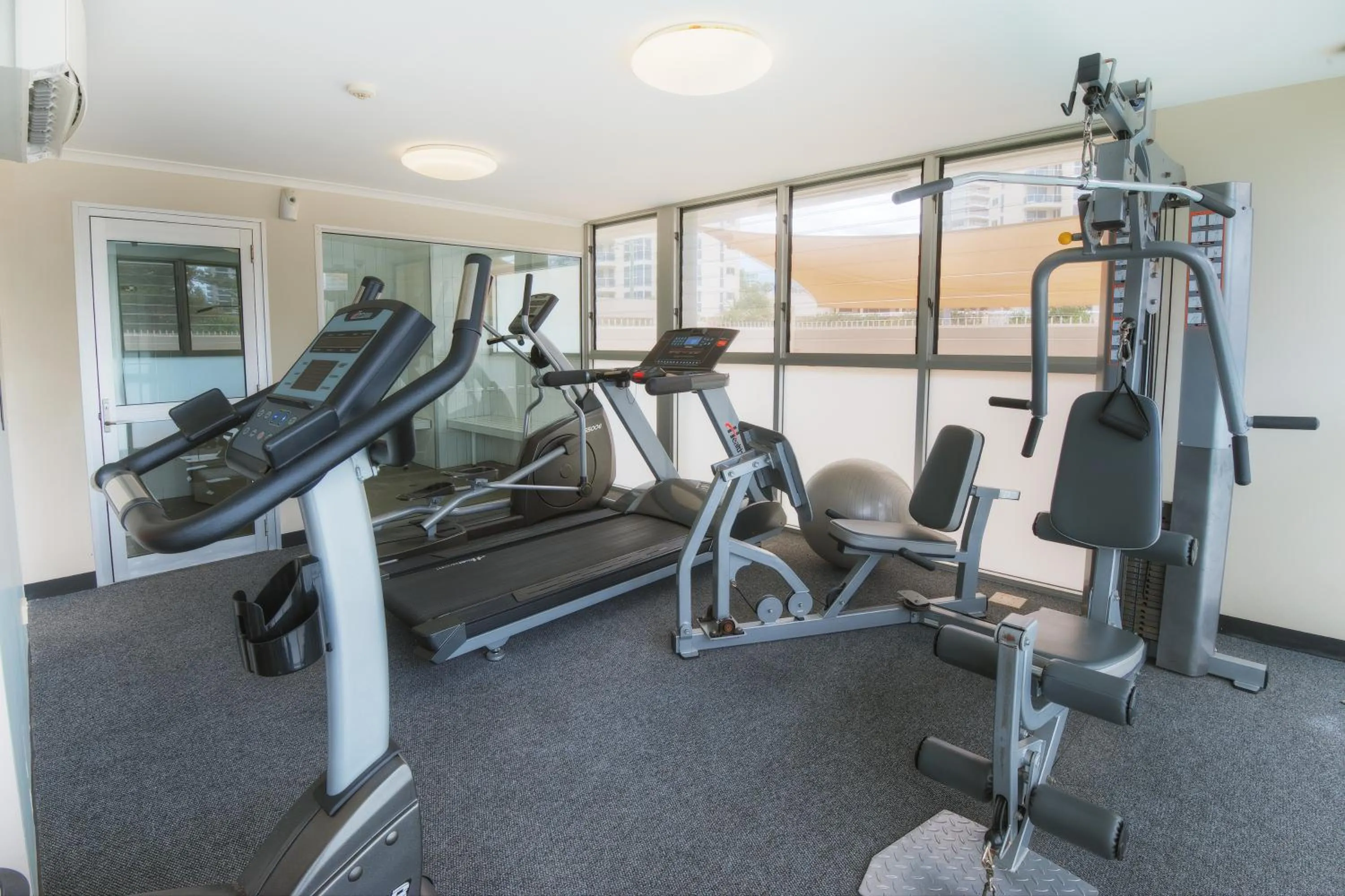 Fitness centre/facilities in Golden Sands on the Beach - Absolute Beachfront Apartments