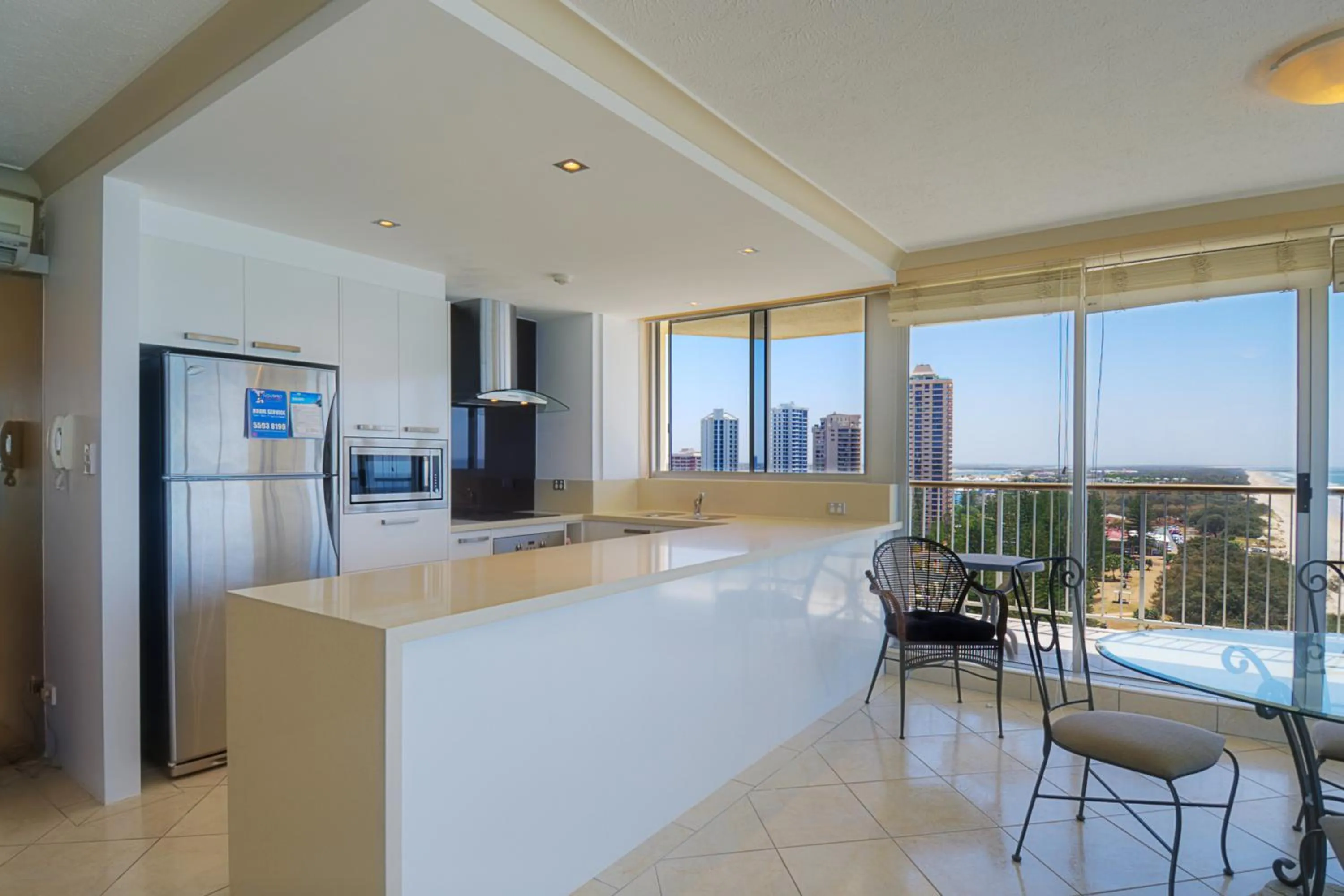 Living room in Golden Sands on the Beach - Absolute Beachfront Apartments