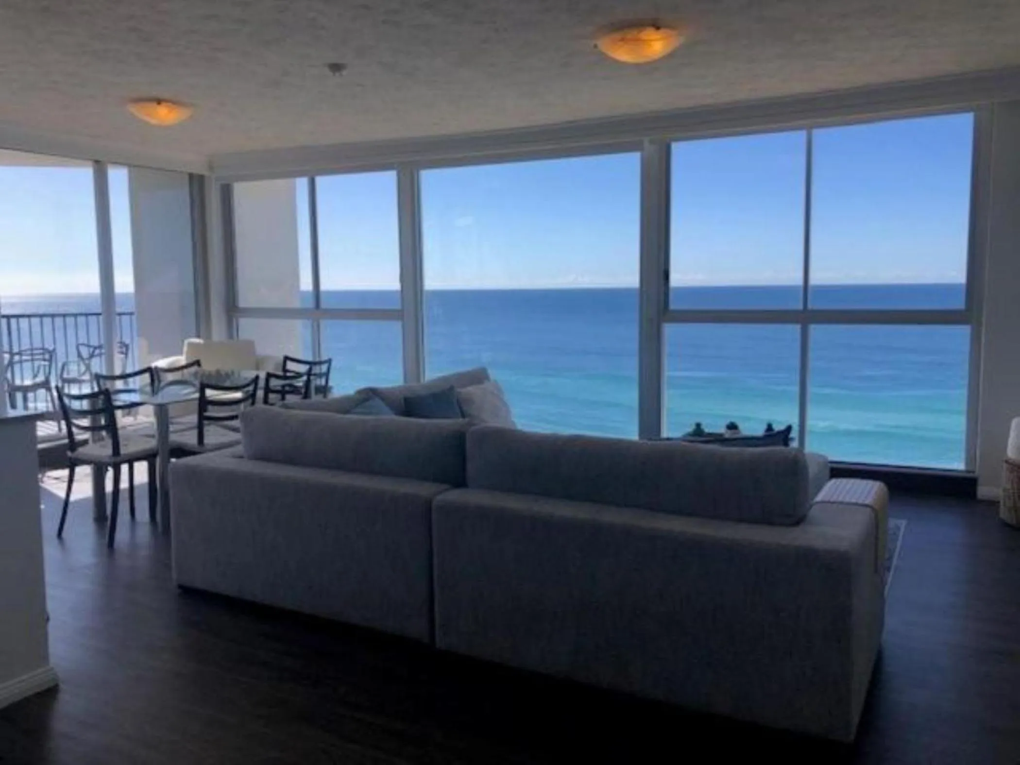 Living room in Golden Sands on the Beach - Absolute Beachfront Apartments