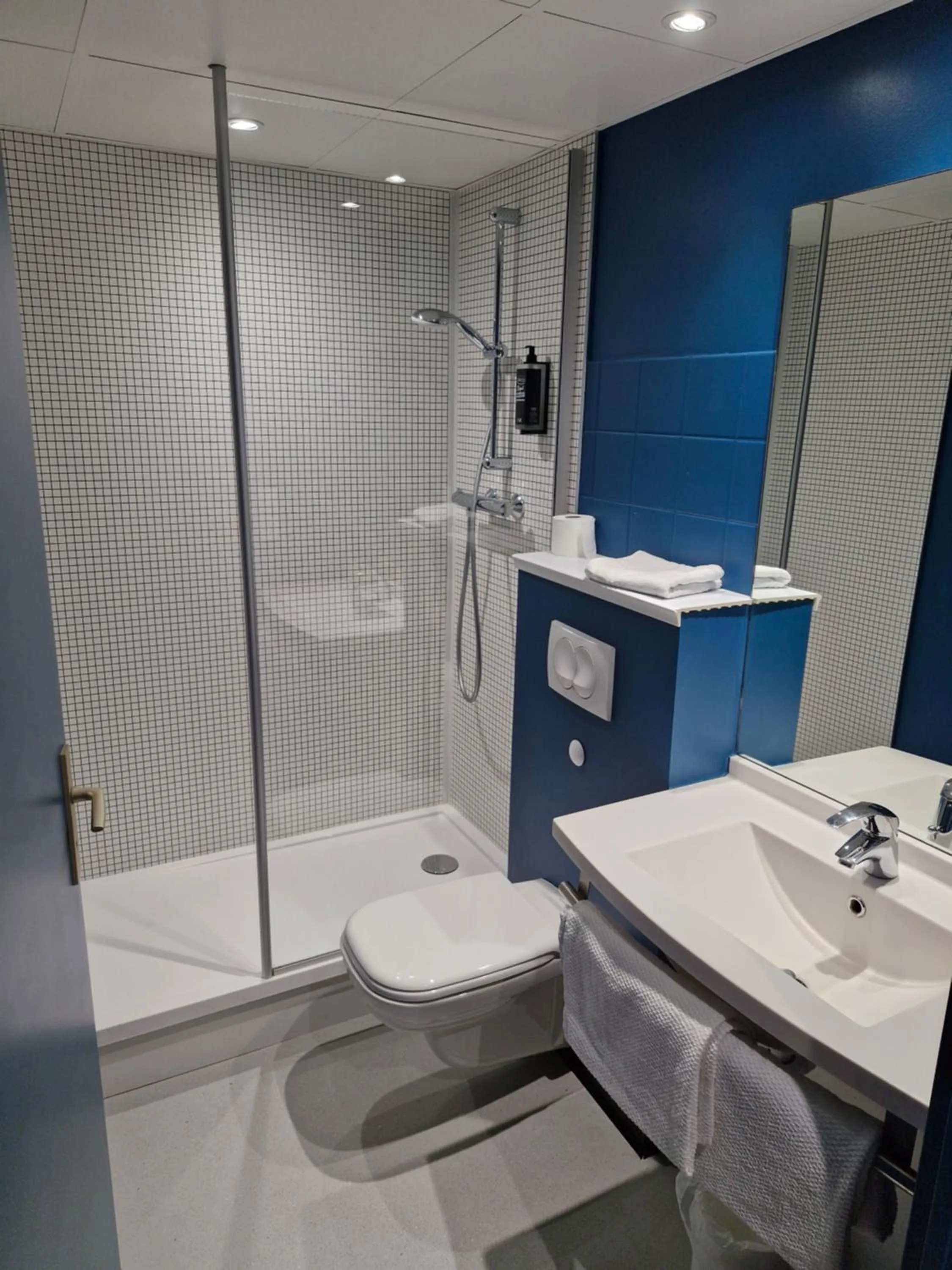 Shower in ibis budget Saint Dié des Vosges