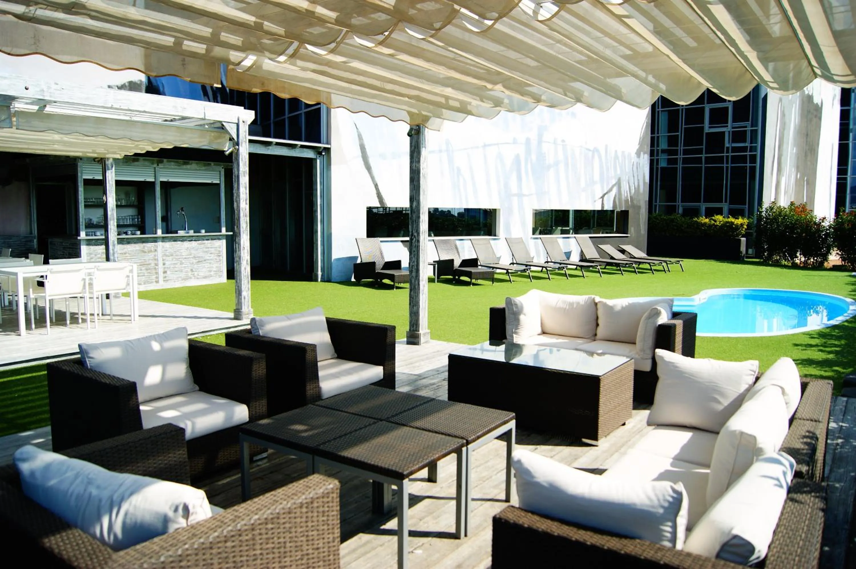 Garden in Hotel Sercotel Plana Parc