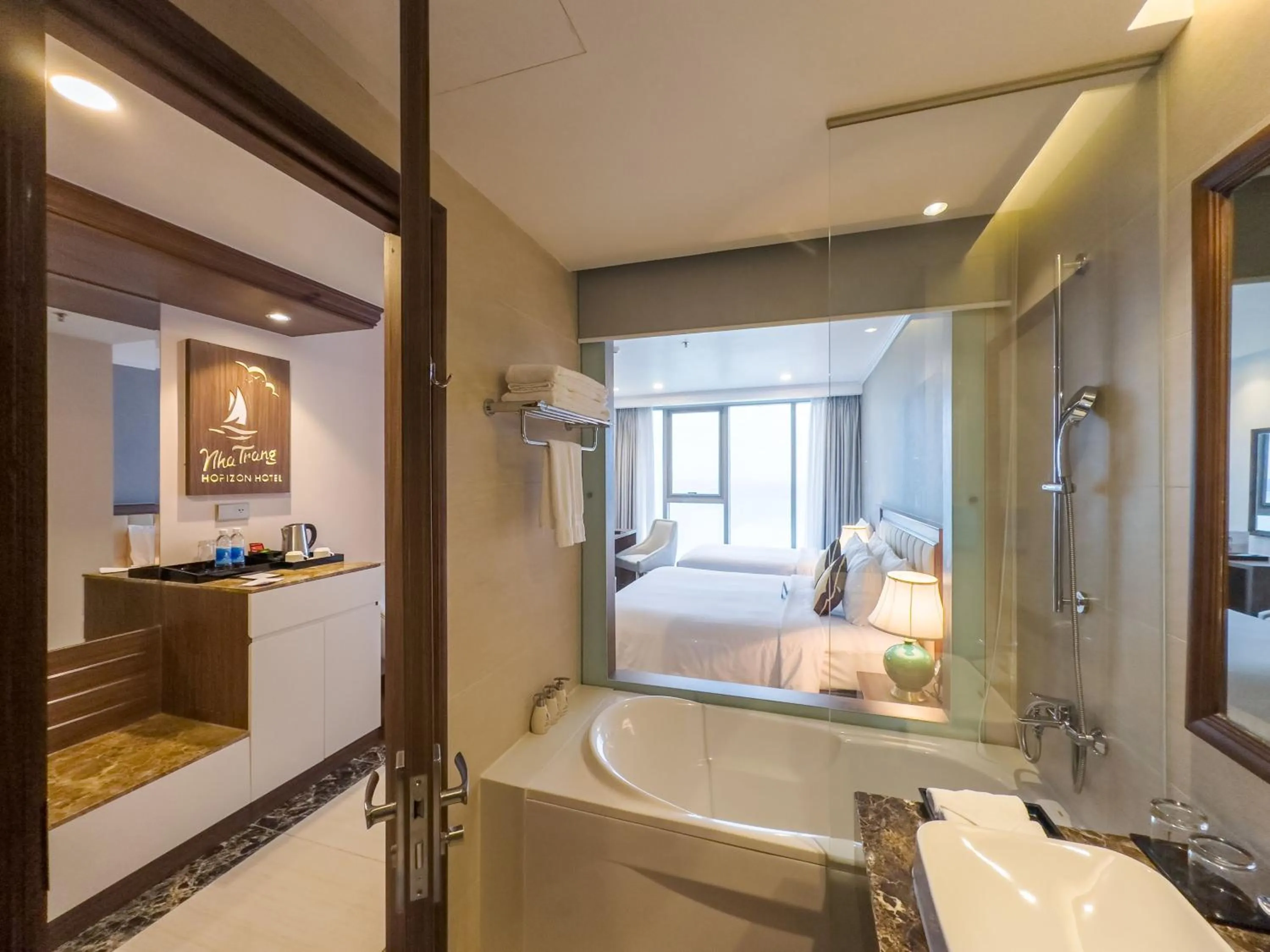 Bed in Nha Trang Horizon Hotel