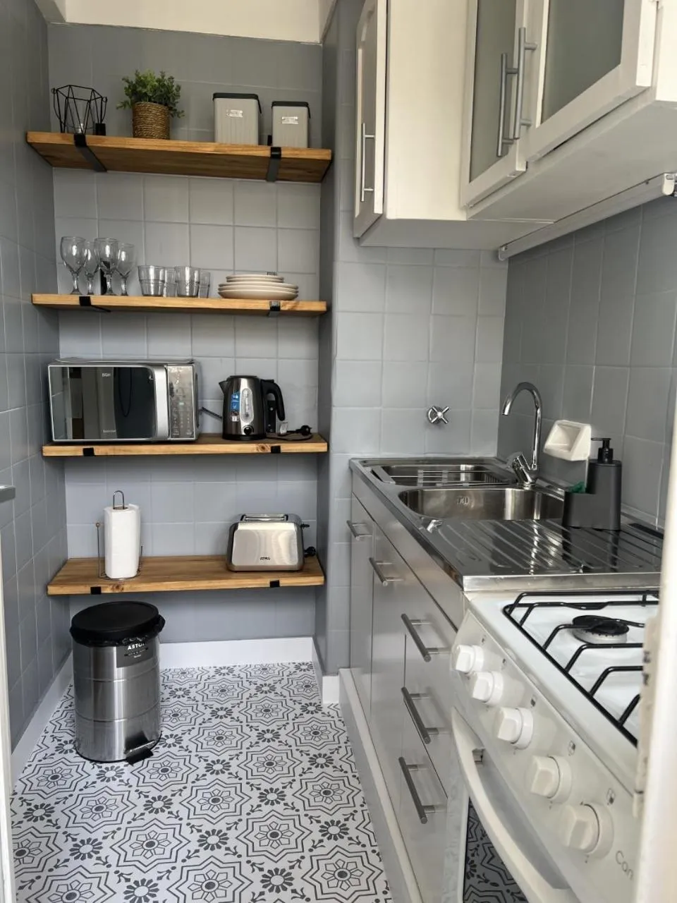 Kitchen or kitchenette in Soho Rentals