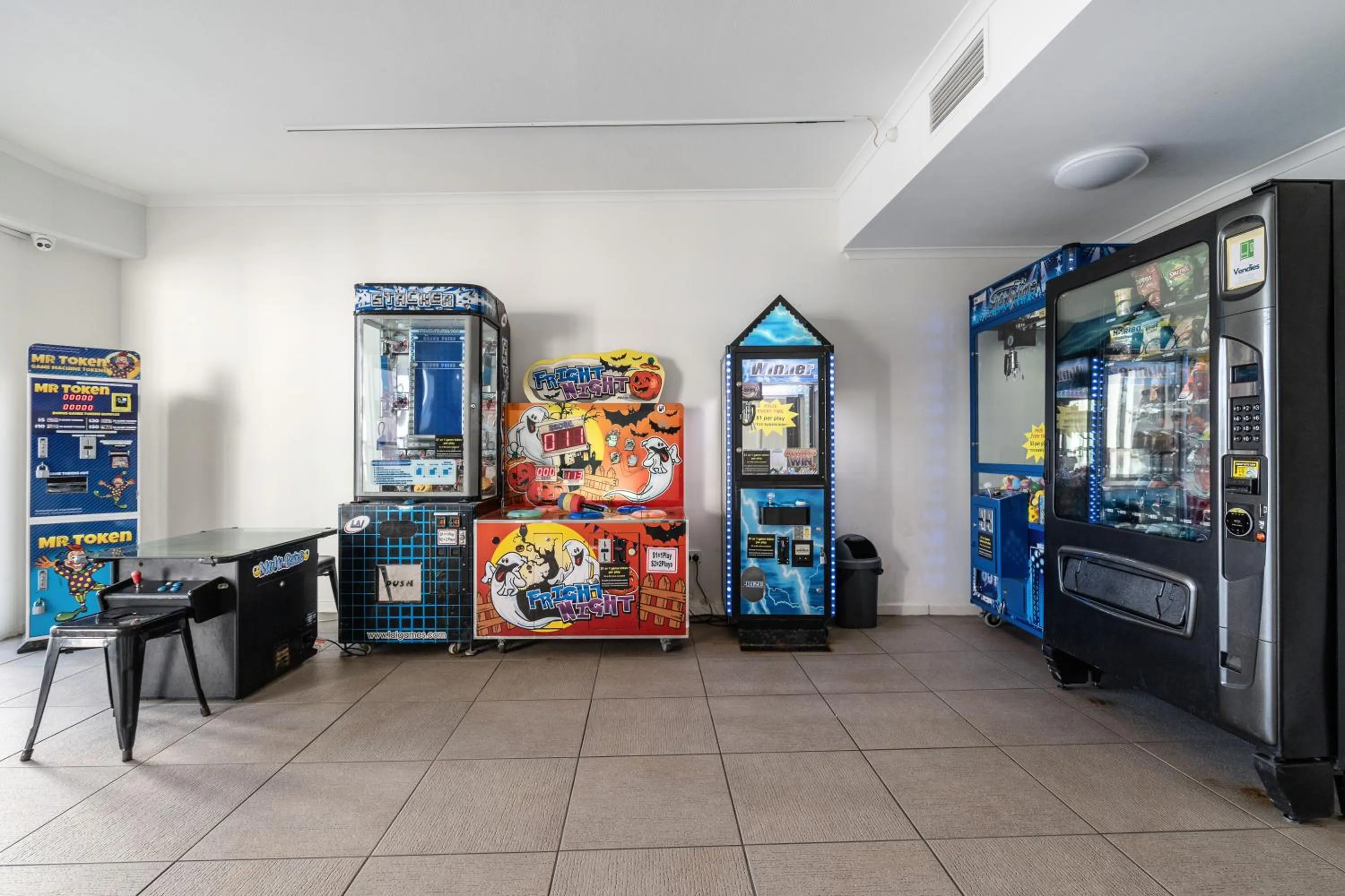 Game Room in Rolling Surf Resort